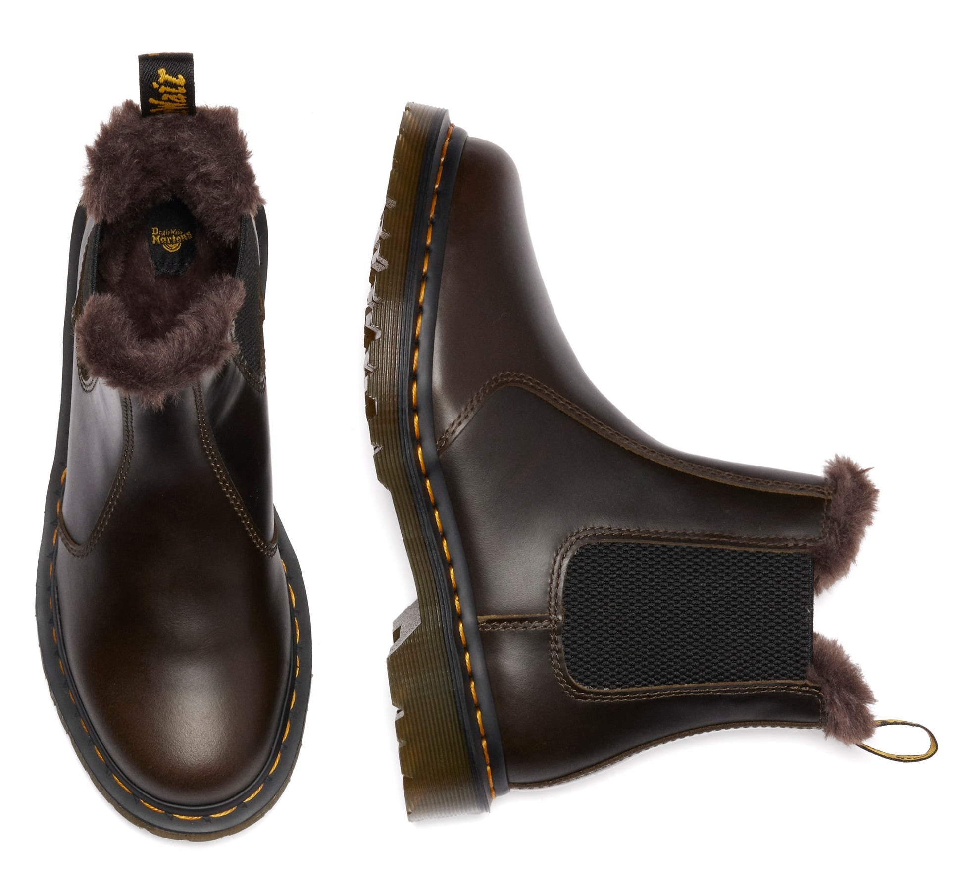 DR. MARTENS Chelseaboots »2976 Leonore«, Winterboots, Stiefelette mit kuscheligem Warmfutter