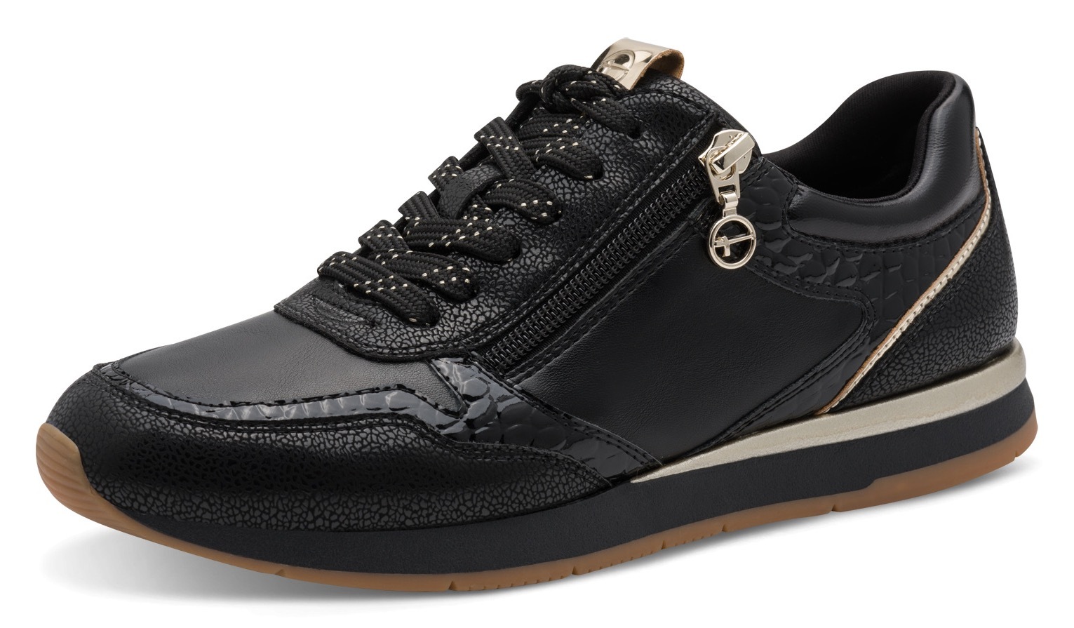 Tamaris Plateausneaker, Schnürschuh, Freizeitschuh, Halbschuh in veganer Ve günstig online kaufen