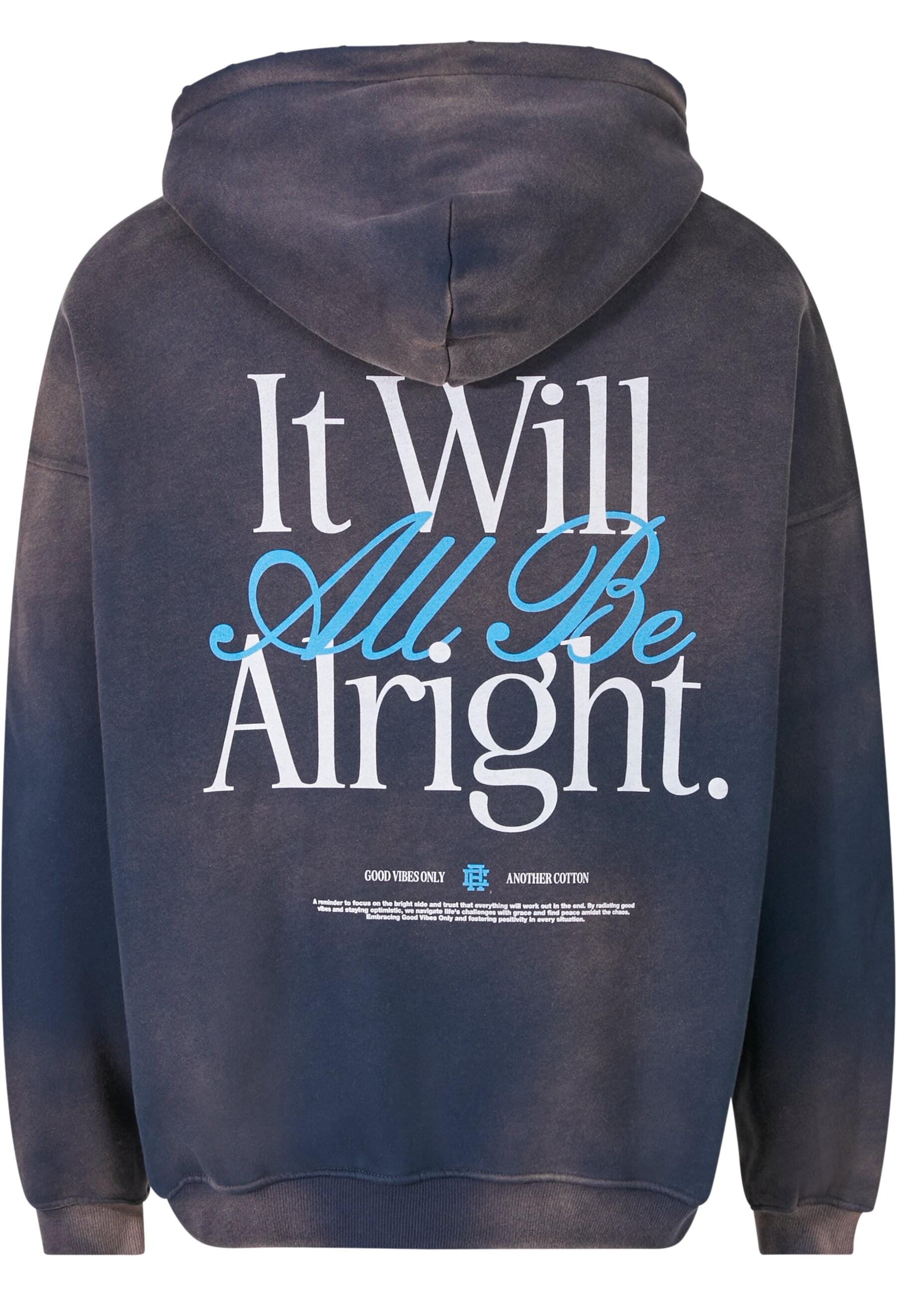 Another Cotton Lab Kapuzensweatshirt »Another Cotton Lab It Will Be Alright Oversized Hoodie«, (1 tlg.)