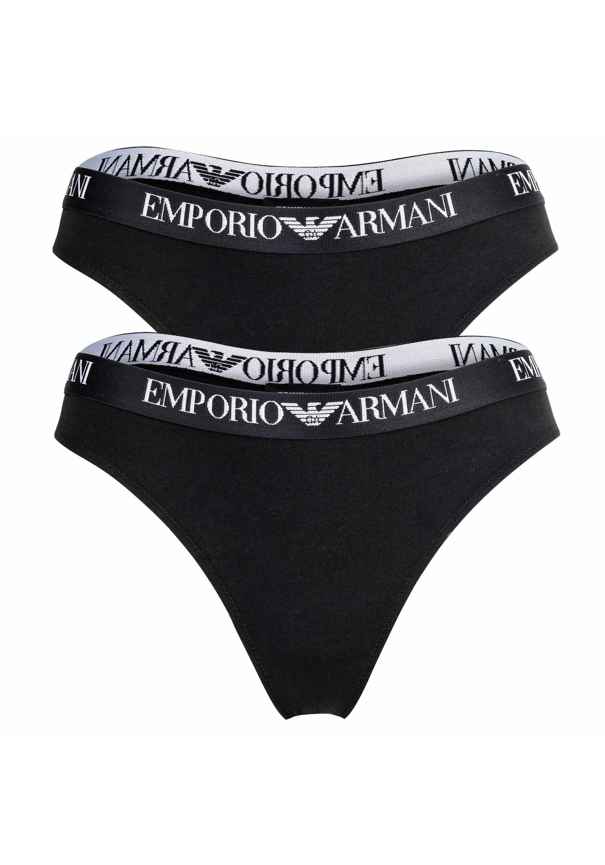 Emporio Armani String "String ESSENTIAL COTTON 2er Pack" günstig online kaufen