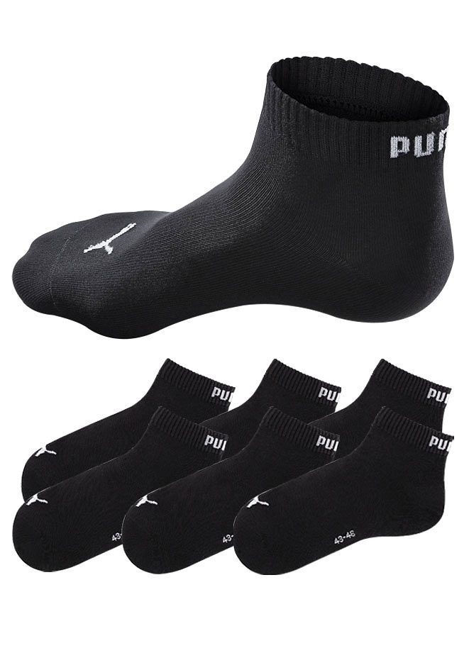 PUMA Kurzsocken "PUMA UNISEX QUARTER PLAIN 6P ECOM" 6 Stk. tlg. mit Rippbün günstig online kaufen