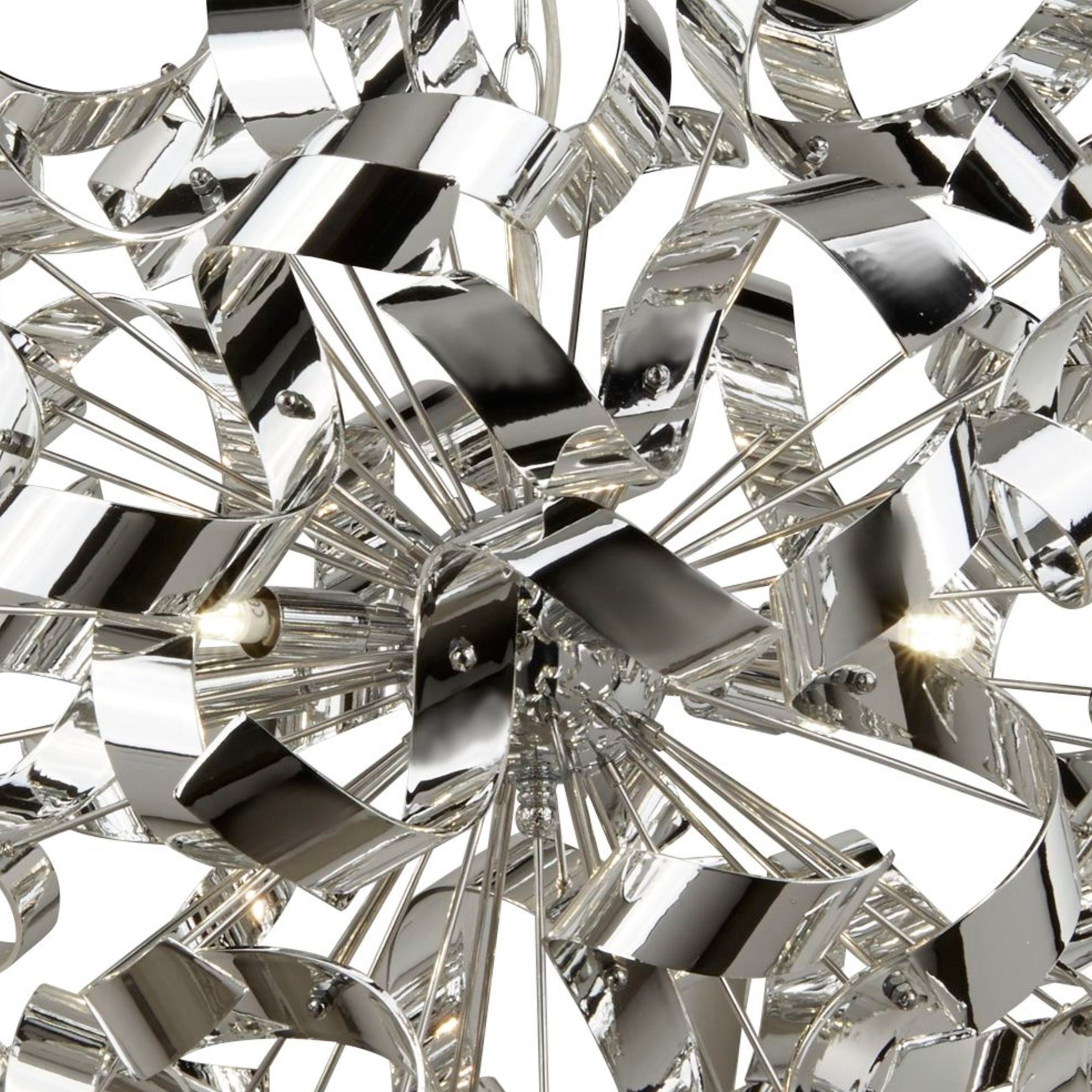 Searchlight Hängeleuchte »Hängeleuchte Curls, 6-flammig« G9 1 Stk. Glamourös