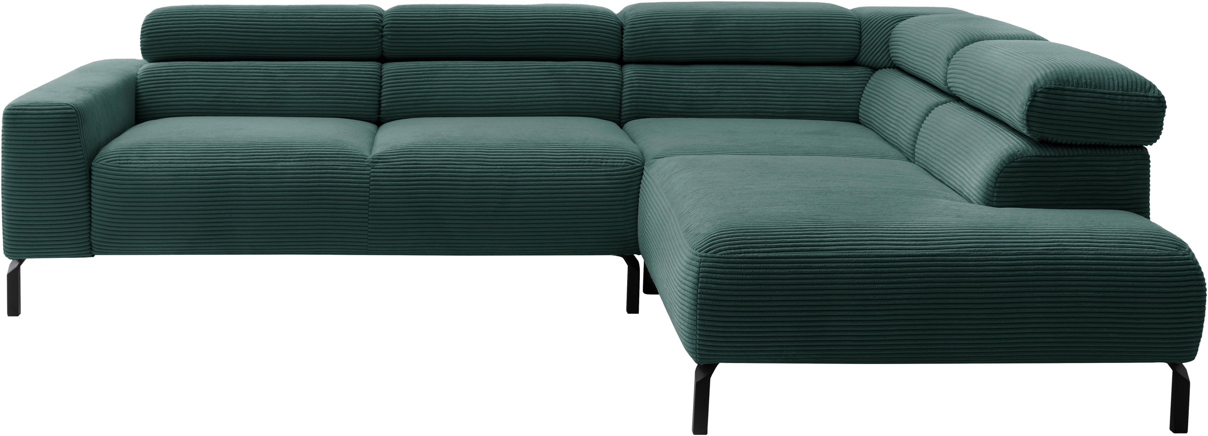 Places of Style Ecksofa "Antonelli, L-Form, inkl. Kopfteilverstellung, Brei günstig online kaufen
