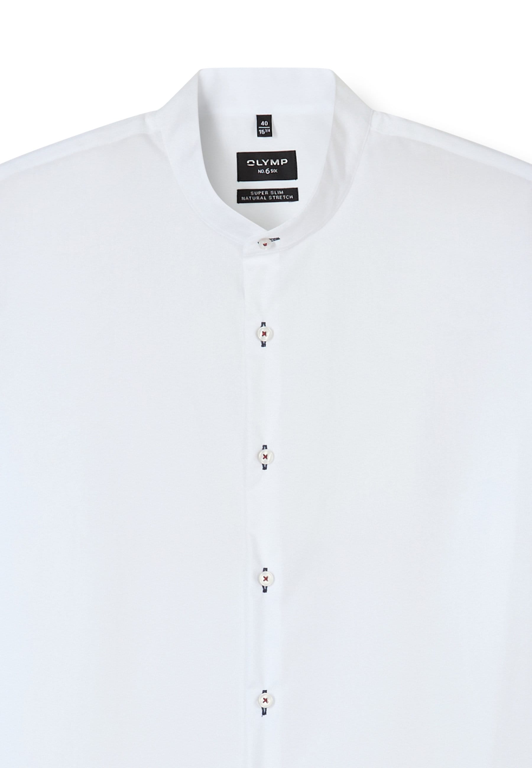 OLYMP Businesshemd »OLYMP No. Six, super slim, Stehkragen«