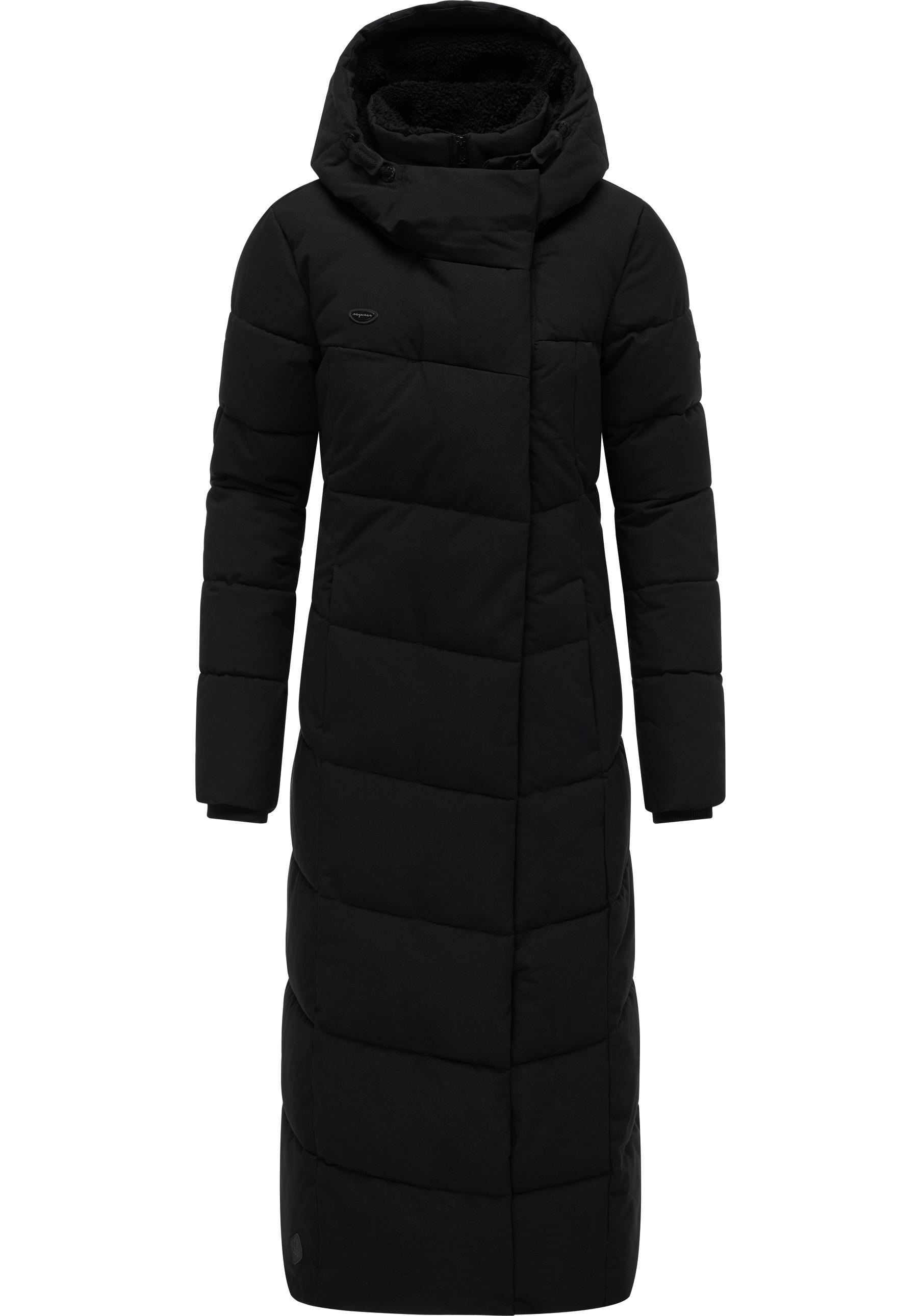 Ragwear Steppmantel "Pavla Extralong" zeitloser, wasserdichter Damen Wintermantel