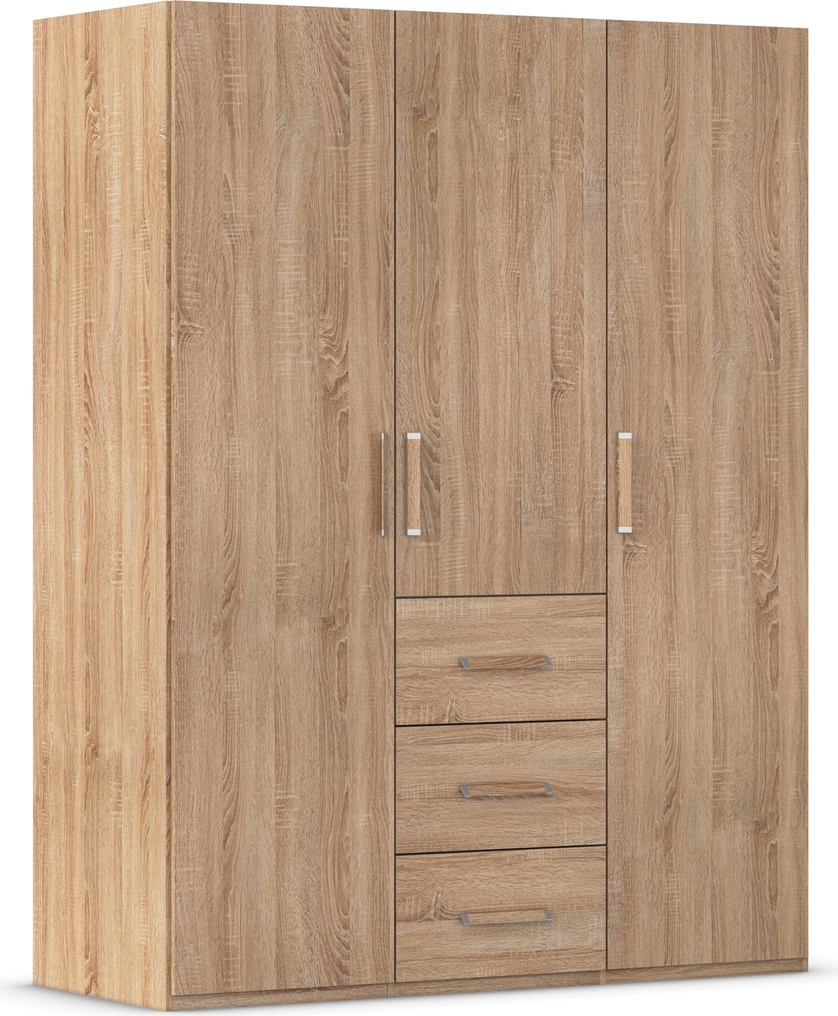 rauch Drehtürenschrank "Kleiderschrank Schrank Garderobe Schlafzimmerschrank EVELYN" in 2 Höhen 197 oder 210 cm erhältlich, inkl. SOFT-CLOSE-FUNKTION, in elegantem Stil mit Schubladen 3 Breiten und 2 Höhen MADE IN GERMANY