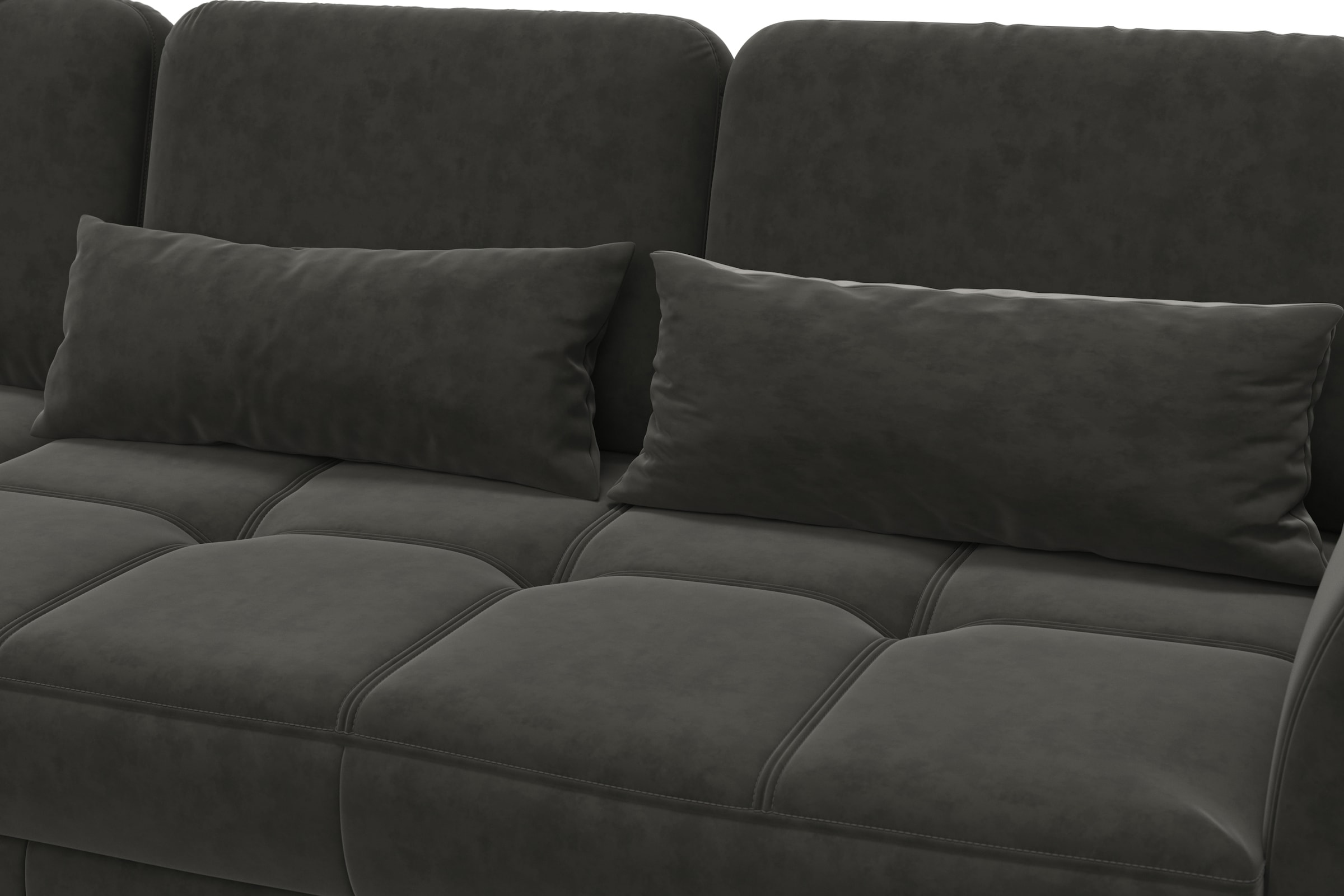 sit&more Ecksofa »Bendigo L-Form«, inklusive Sitztiefenverstellung, Bodenfreiheit 15 cm, in 2 Fußfarben