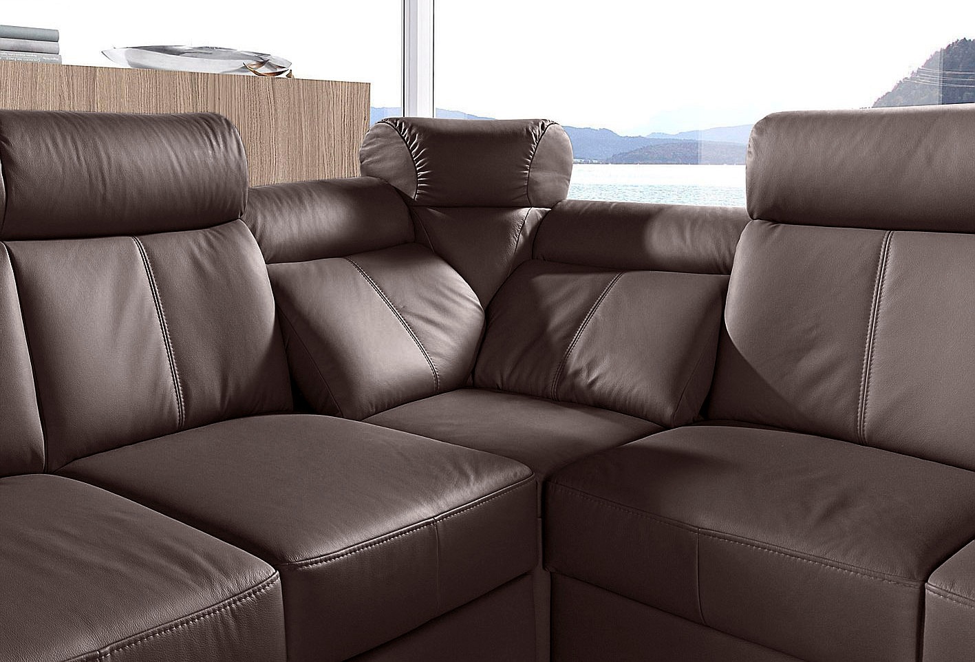 sit&more Ecksofa »Basel L-Form«, wahlweise mit Relaxfunktion