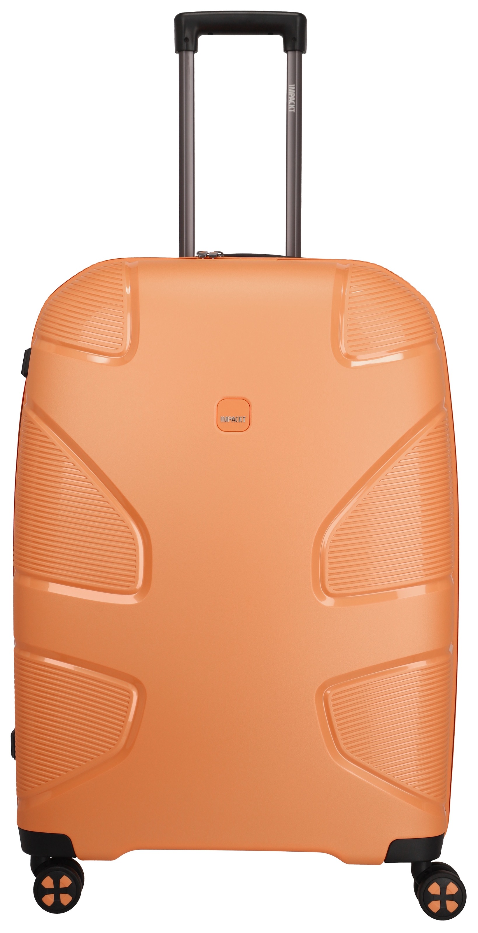 IMPACKT "IP1, verschiedene Größen und Farben" 106 l 4 Rollen Hartschalen-Koffer vegan Koffer Reisegepäck USB-Port TSA Zahlenschloss