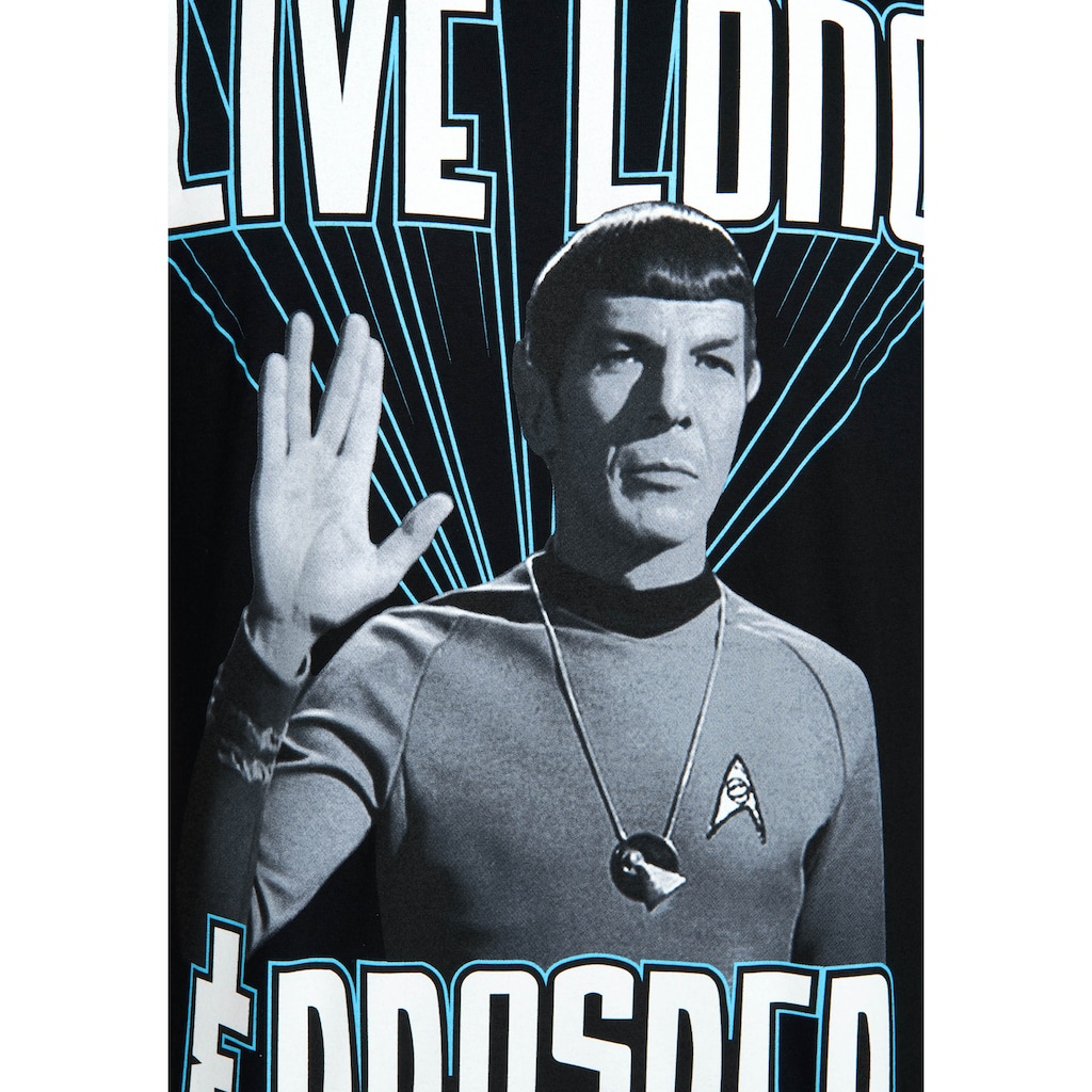 LOGOSHIRT T-Shirt »Spock – Star Trek – Live Long & Prosper«, mit coolem Frontprint