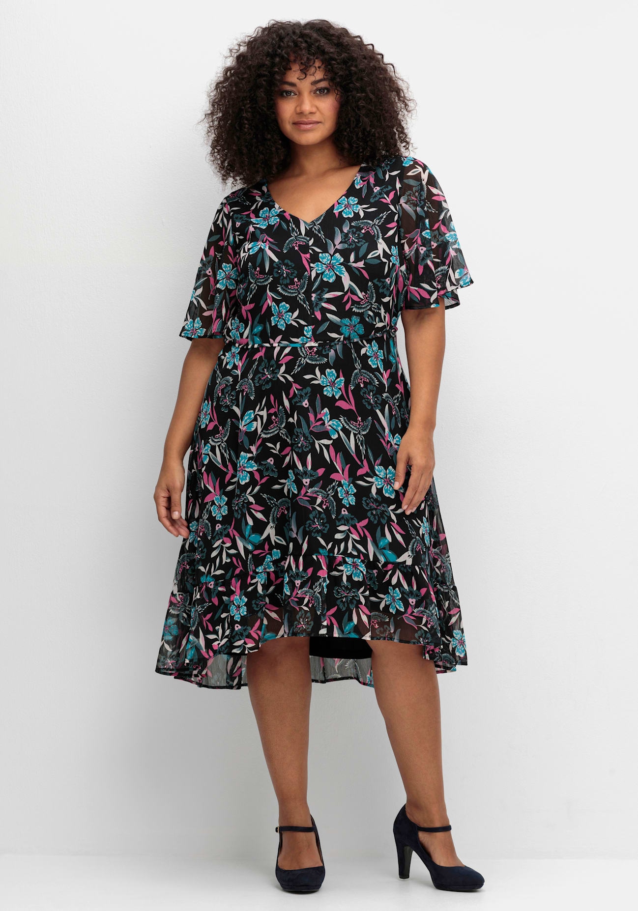 sheego by Joe Browns Chiffonkleid »Chiffonkleid«