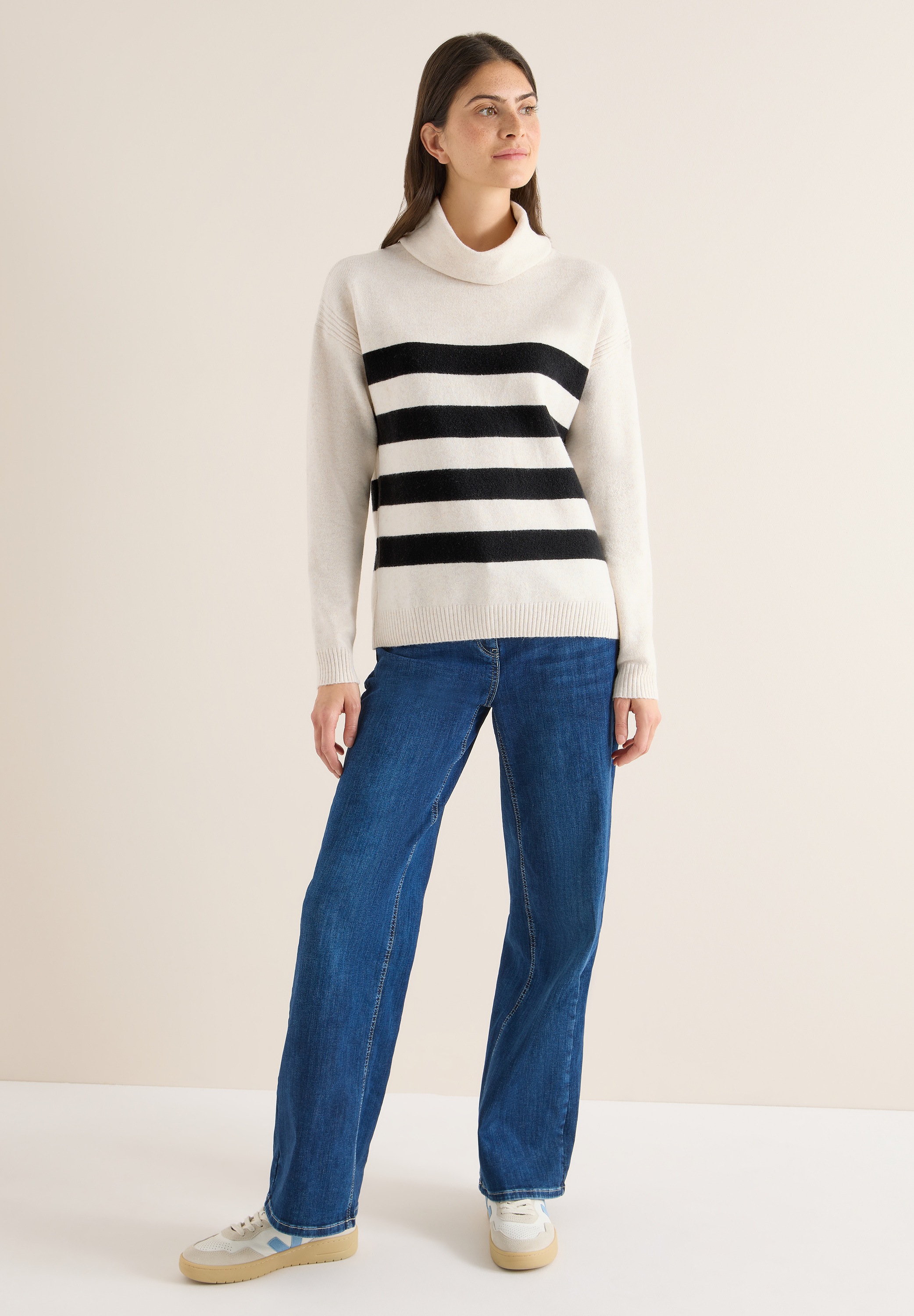 Cecil Rollkragenpullover Feinstrick