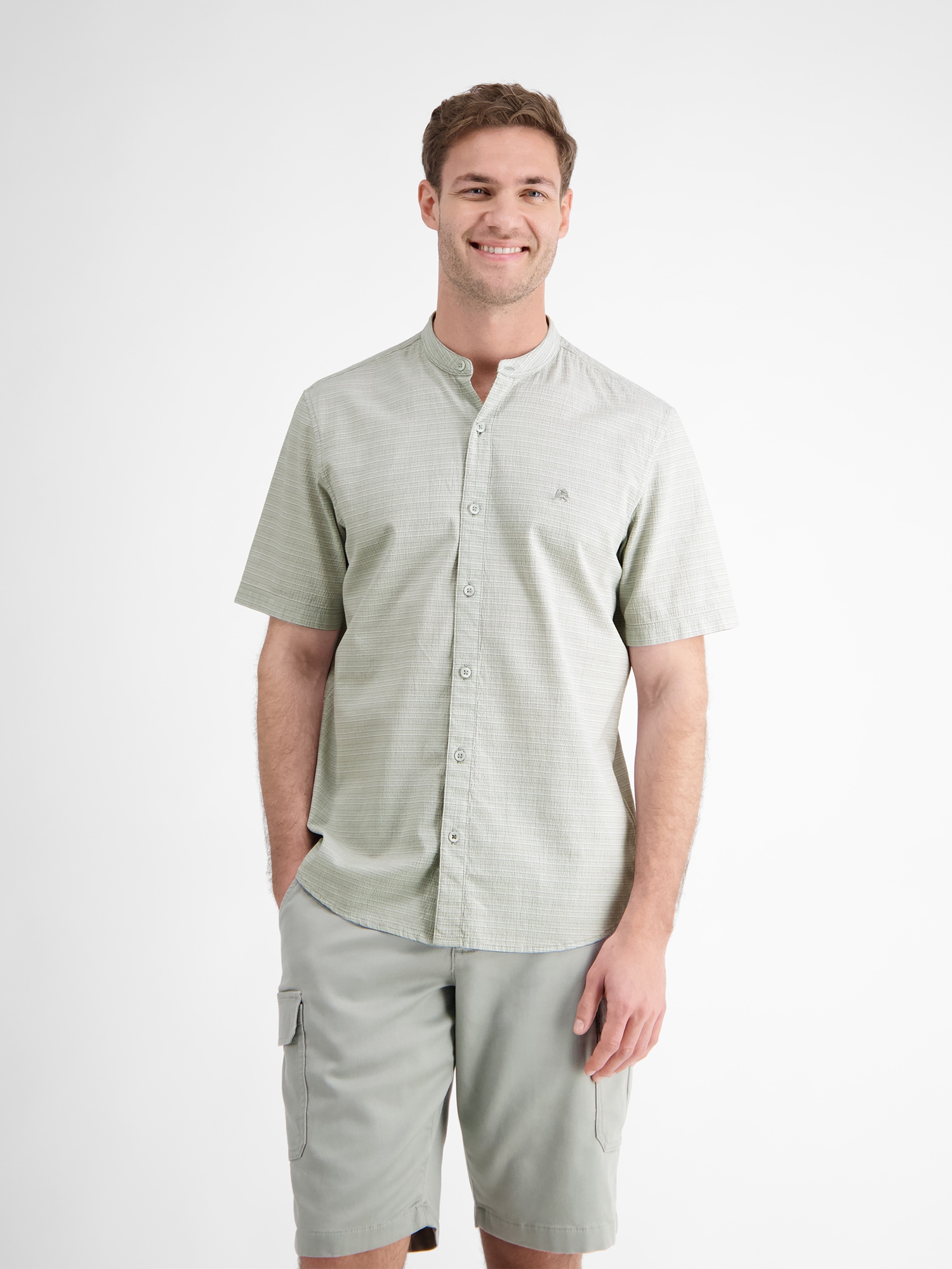 LERROS Kurzarmhemd "Kurzarmhemd in Seersuckerqualität" günstig online kaufen