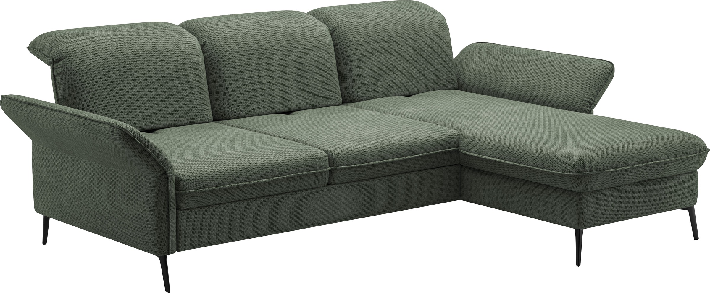 sit&more Ecksofa »Emely«, mit Sitztiefenverstellung optional mit Bettfunktion und Bettkasten