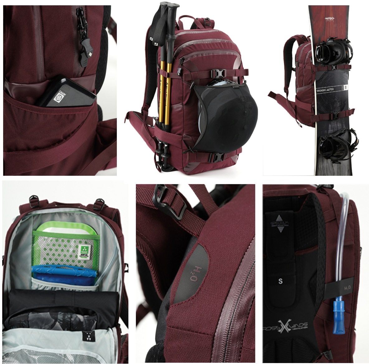 NITRO Freizeitrucksack »Slash 25 Pro«, Snowboardrucksack, Wanderrucksack, Freizeitrucksack, Skatepack