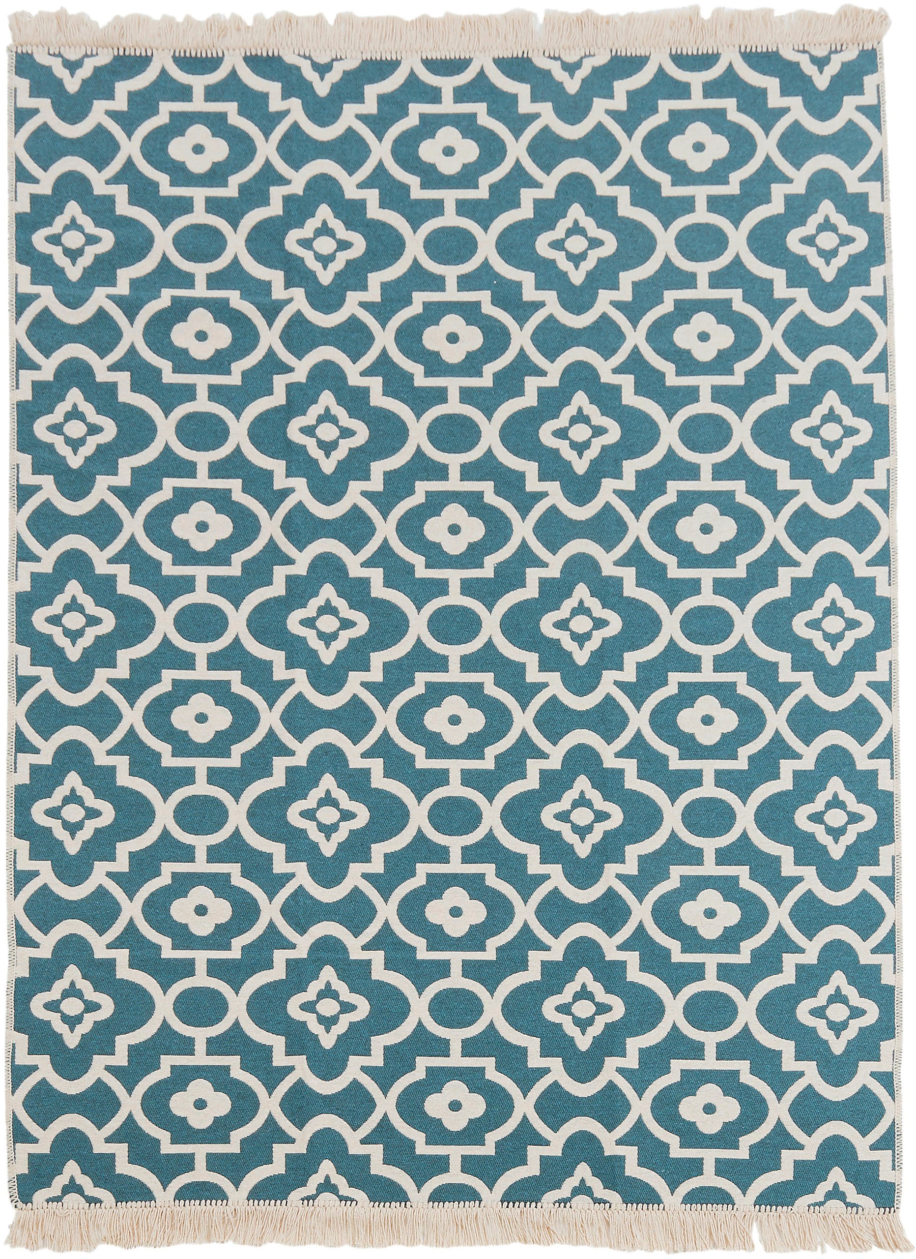 done.® Teppich »PARIS«, rechteckig, Flachgewebe, modernes Ethno Design, mit  Fransen, waschbar kaufen | BAUR