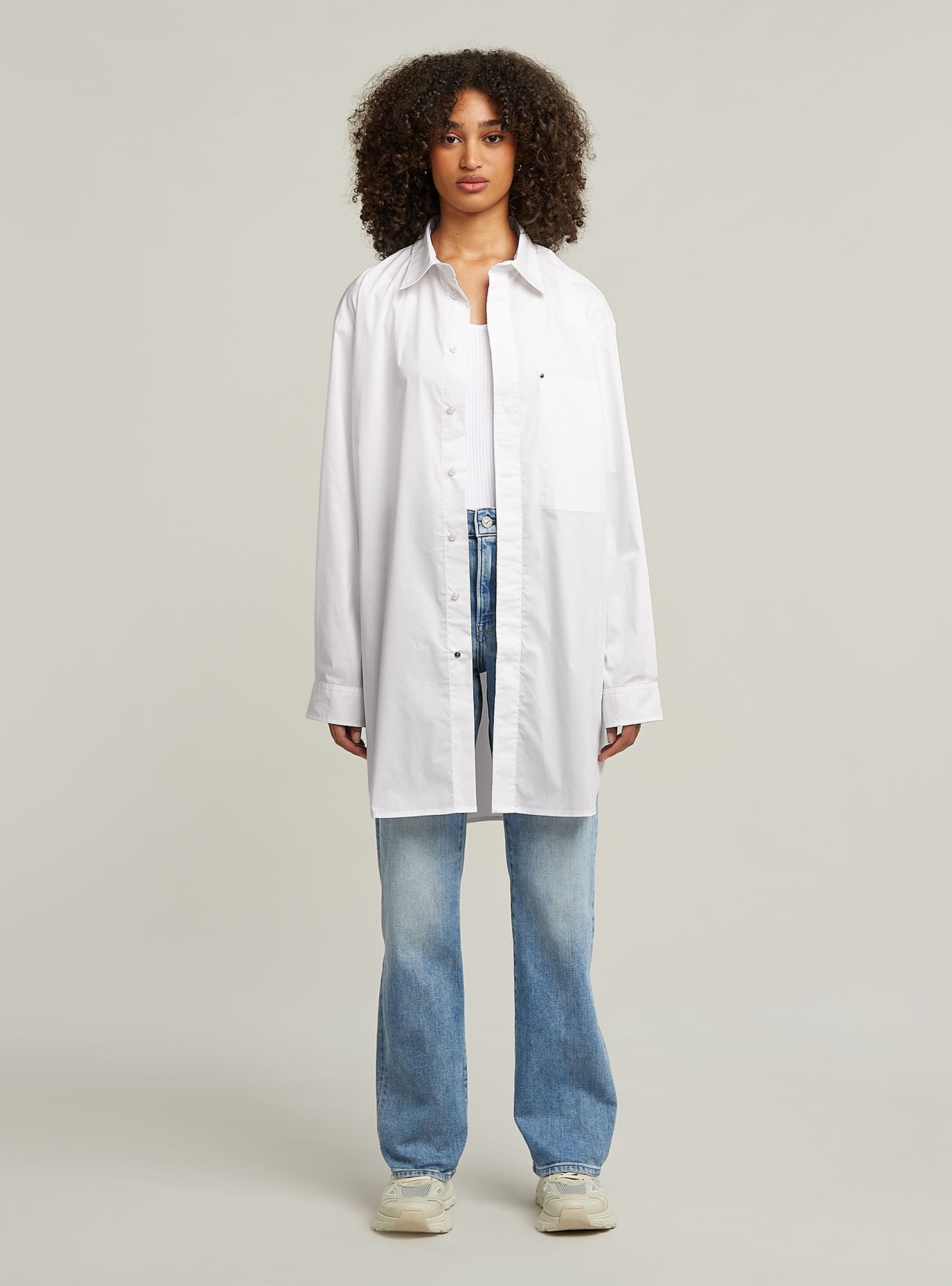 G-STAR Langarmshirt »Oversized Boyfriend Hemd«