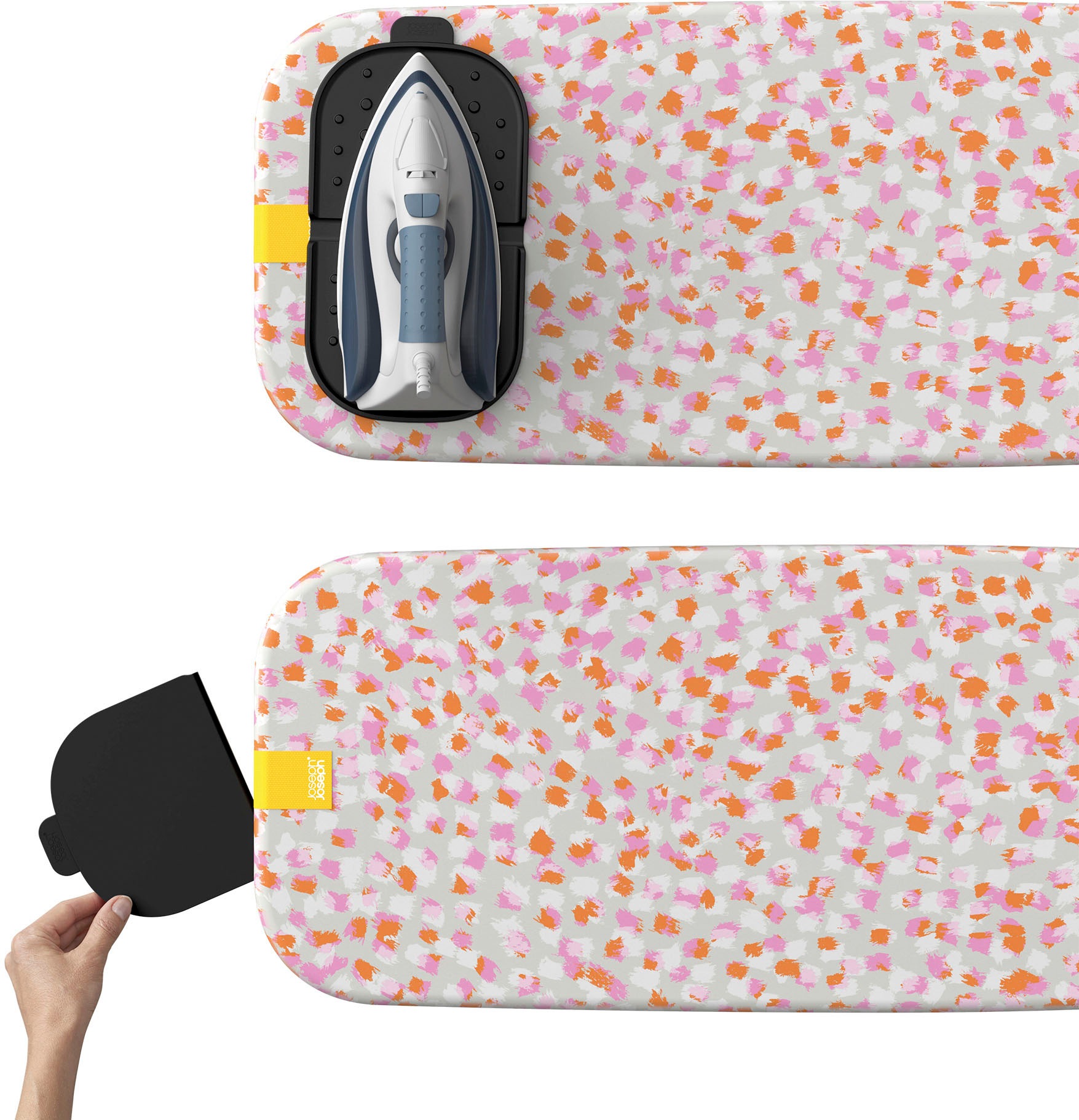 Joseph Joseph Bügelbrett »Glide Compact«, herausnehmbare, hitzebeständige Silikon-Bügelmatte