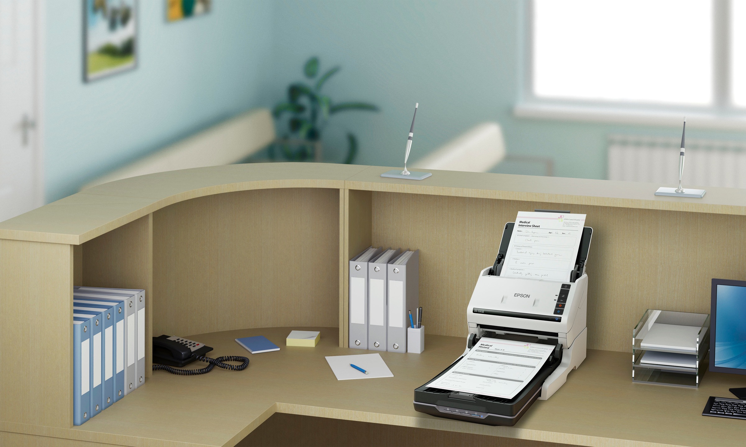 Epson Multifunktionsdrucker »EPSON WorkForce DS-530III scanner«