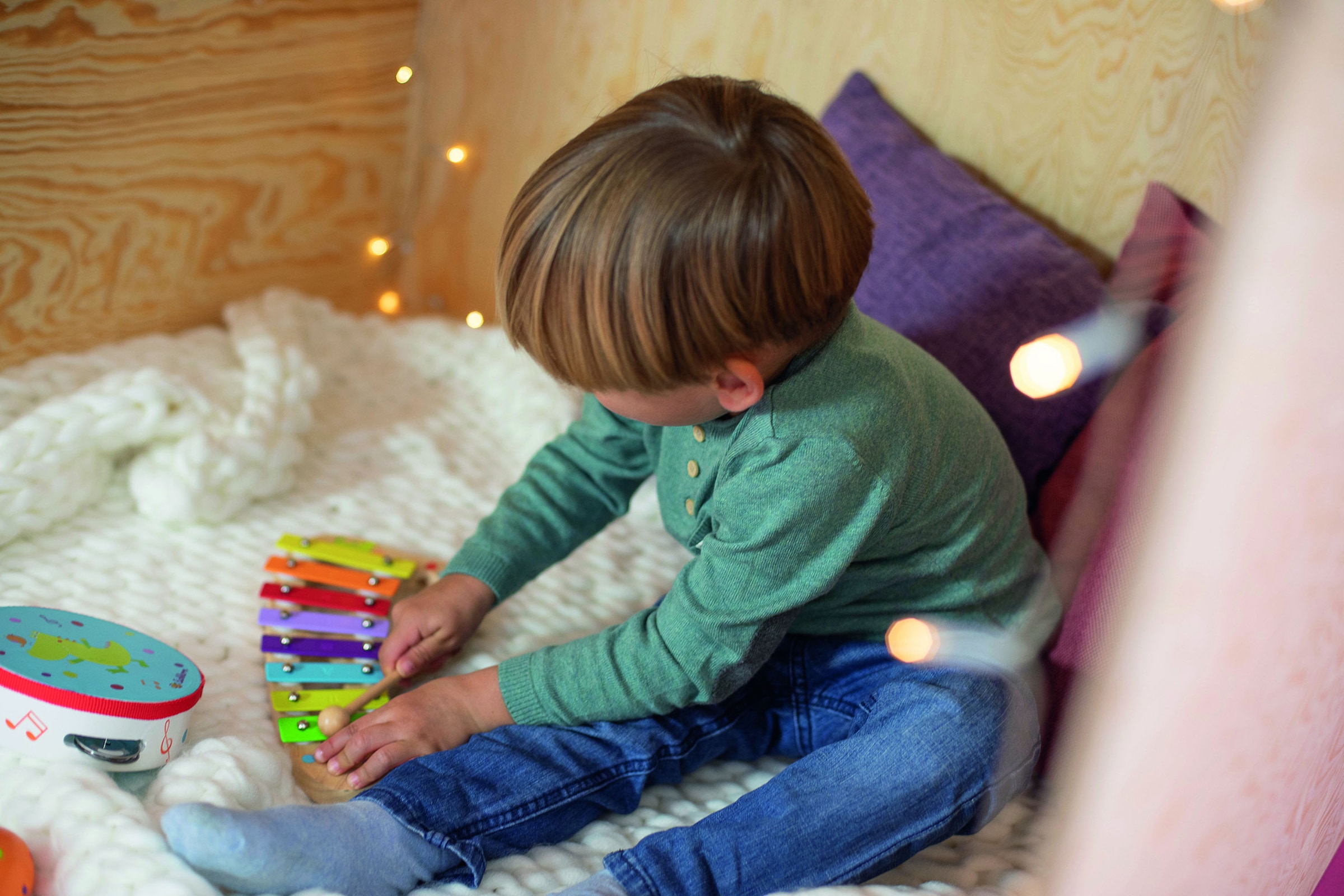 Eichhorn Spielzeug-Musikinstrument »Xylophon« inkl. Liederbuch