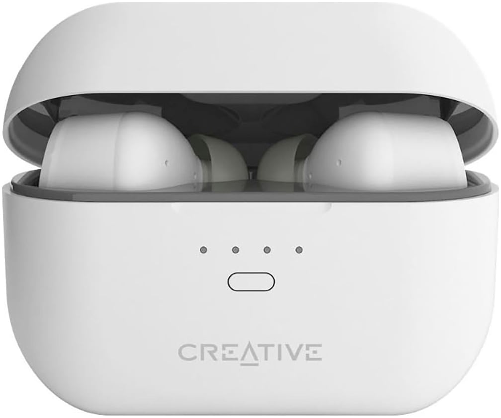 Creative wireless In-Ear-Kopfhörer »Zen Air Pro«, Bluetooth, Active Noise Cancelling (ANC)-LED Ladestandsanzeige-Sprachsteuerung-Transparenzmodus, Bluetooth 5.3