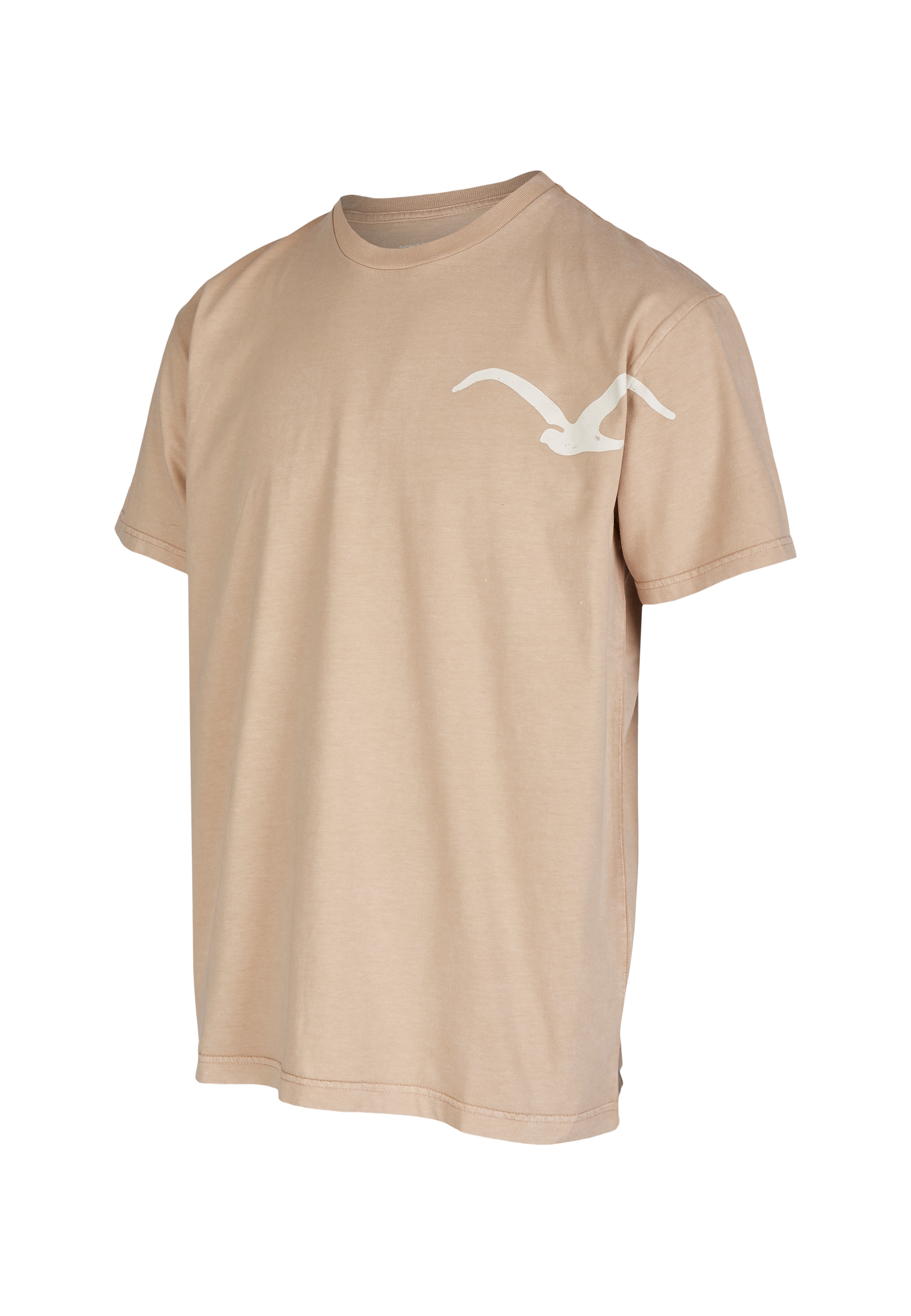 Cleptomanicx T-Shirt »Möwe Washed«, (1 tlg.), mit coolem Print