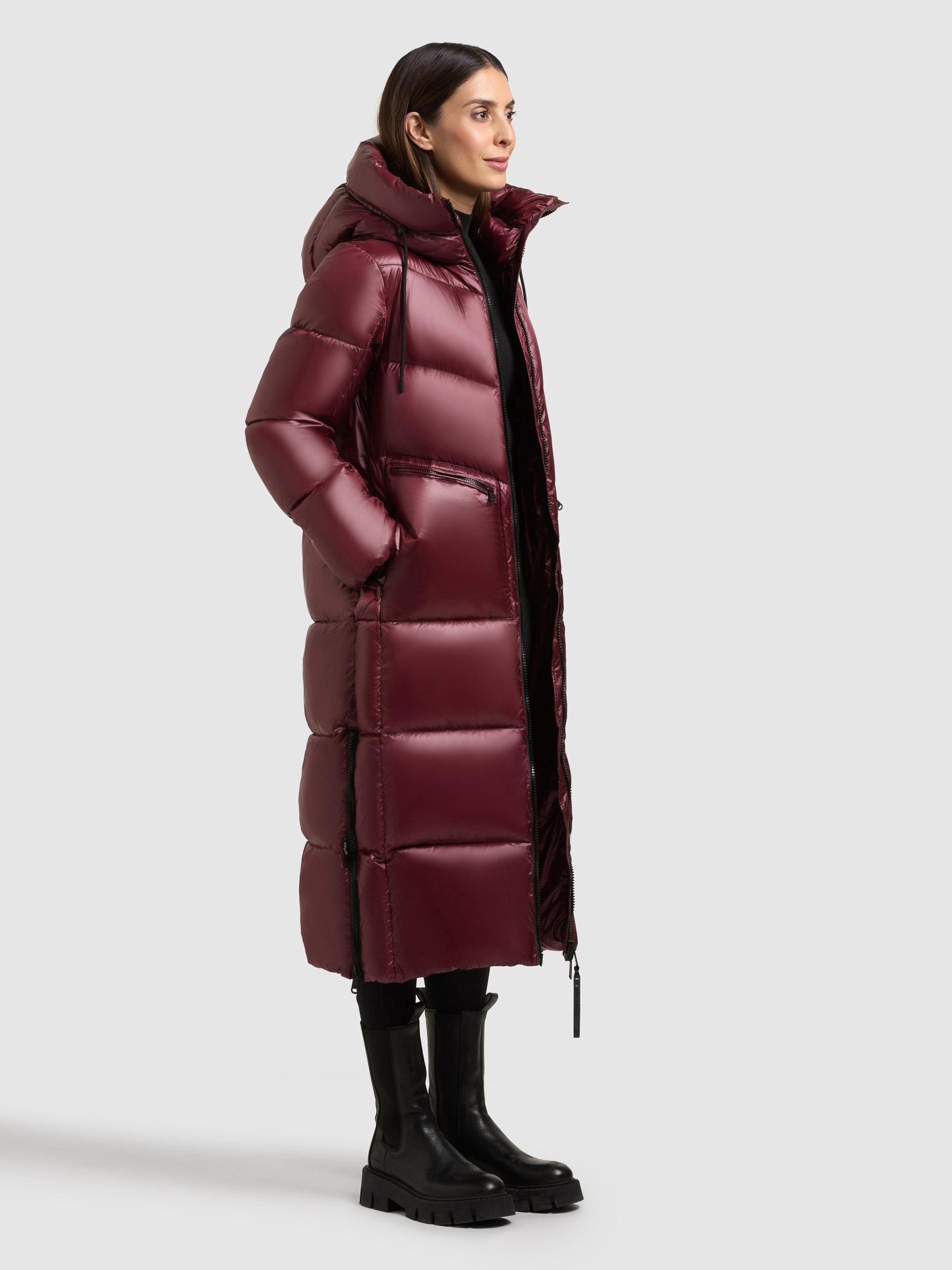 khujo Steppmantel »Tonia« Extralanger Damen Wintermantel mit Rucksack-Trägern