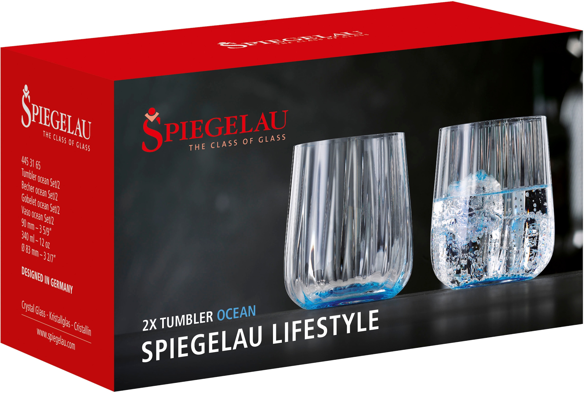 SPIEGELAU Becher »LifeStyle«, (Set, 2 tlg.), 340 ml, 2-teilig