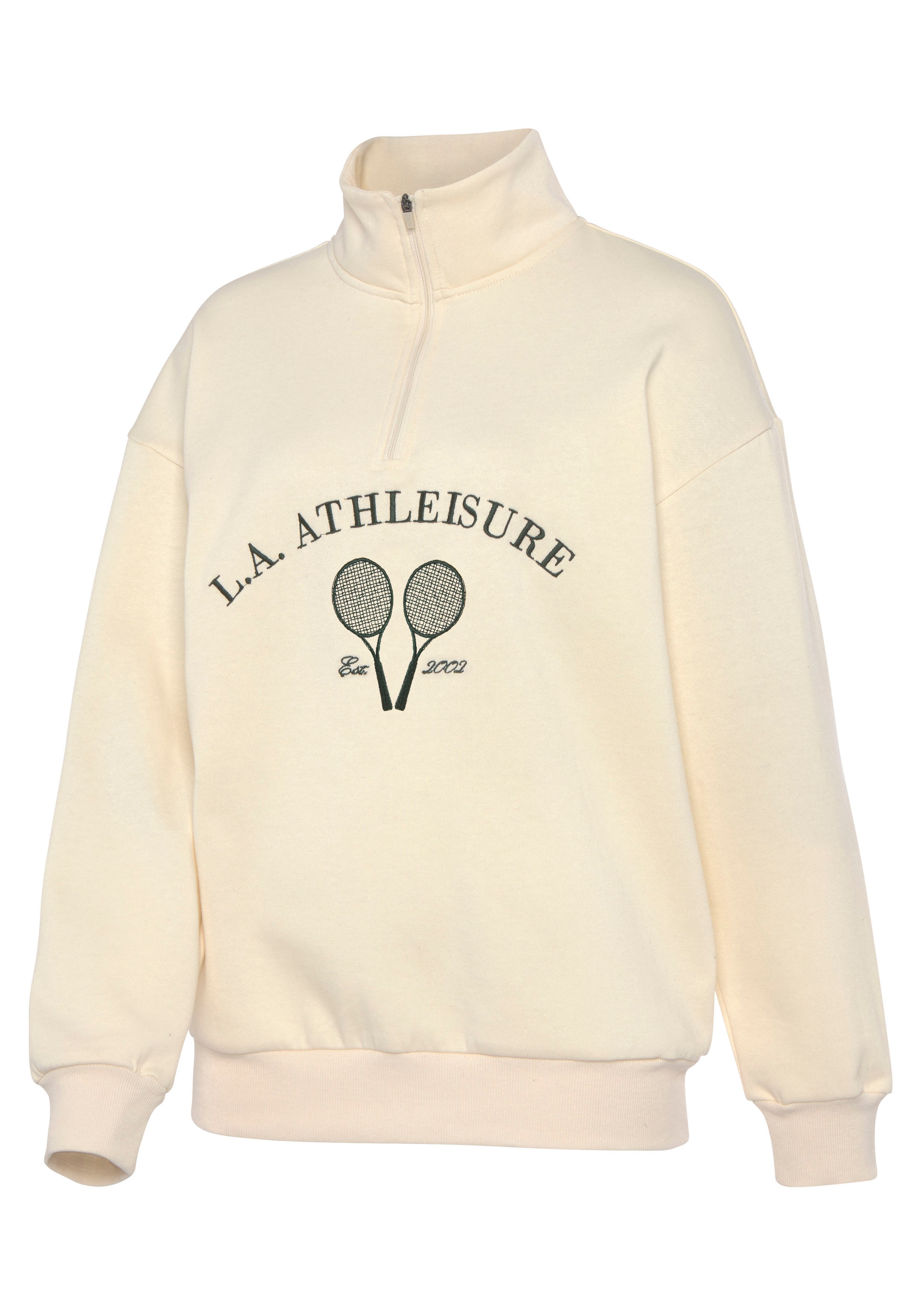 LASCANA ACTIVE Sweatshirt »Tennis«, mit Stehkragen und Reißverschluss