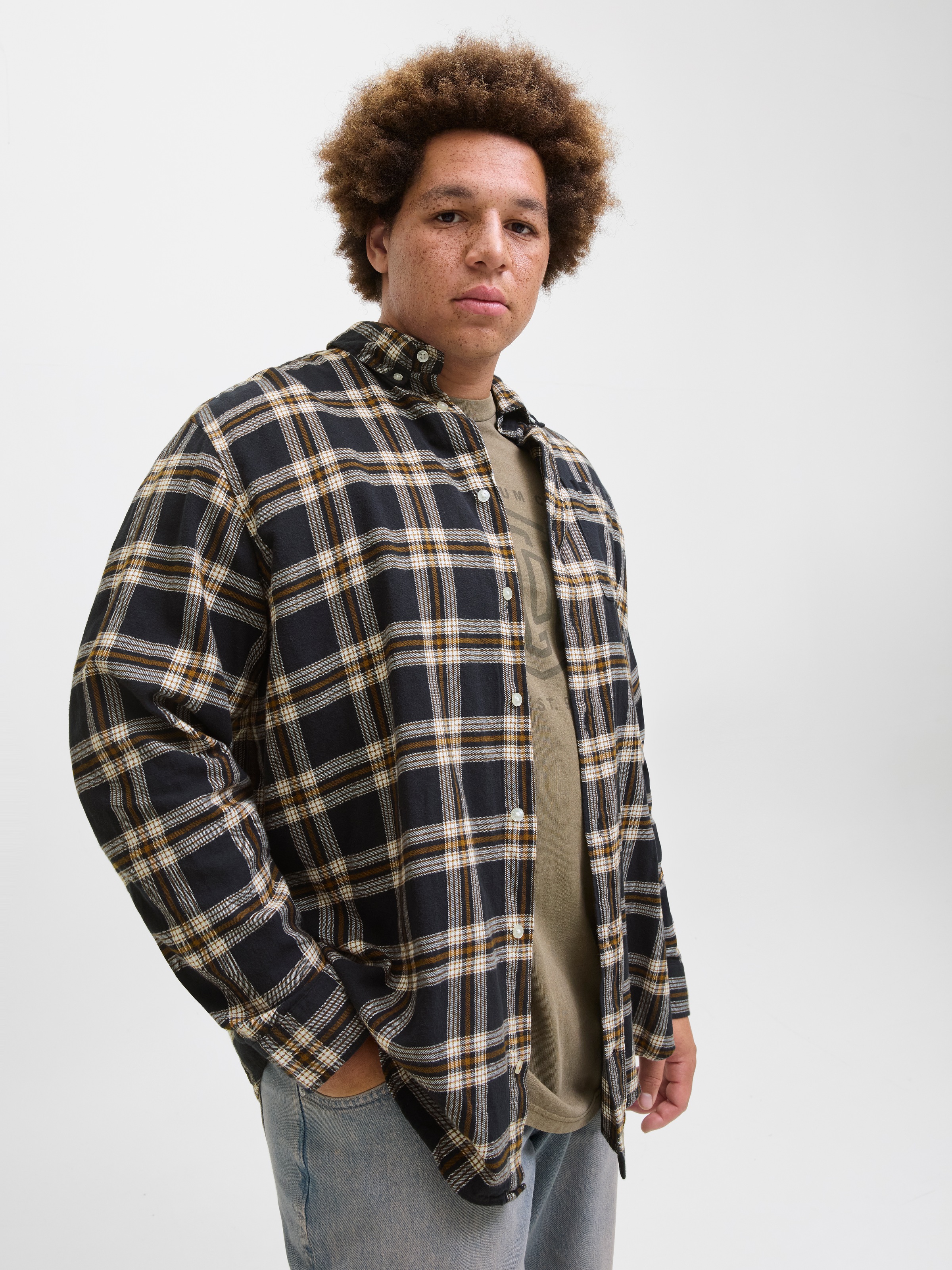 Jack & Jones PlusSize Langarmhemd "JJECLASSIC FLANNEL CHECK SHIRT LS SN PLS günstig online kaufen