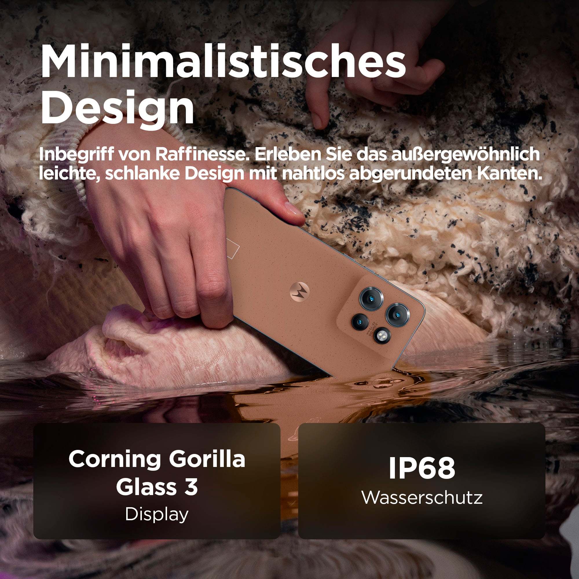Motorola Smartphone »edge50 neo 256 GB«, PANTONE® Mocha Mousse