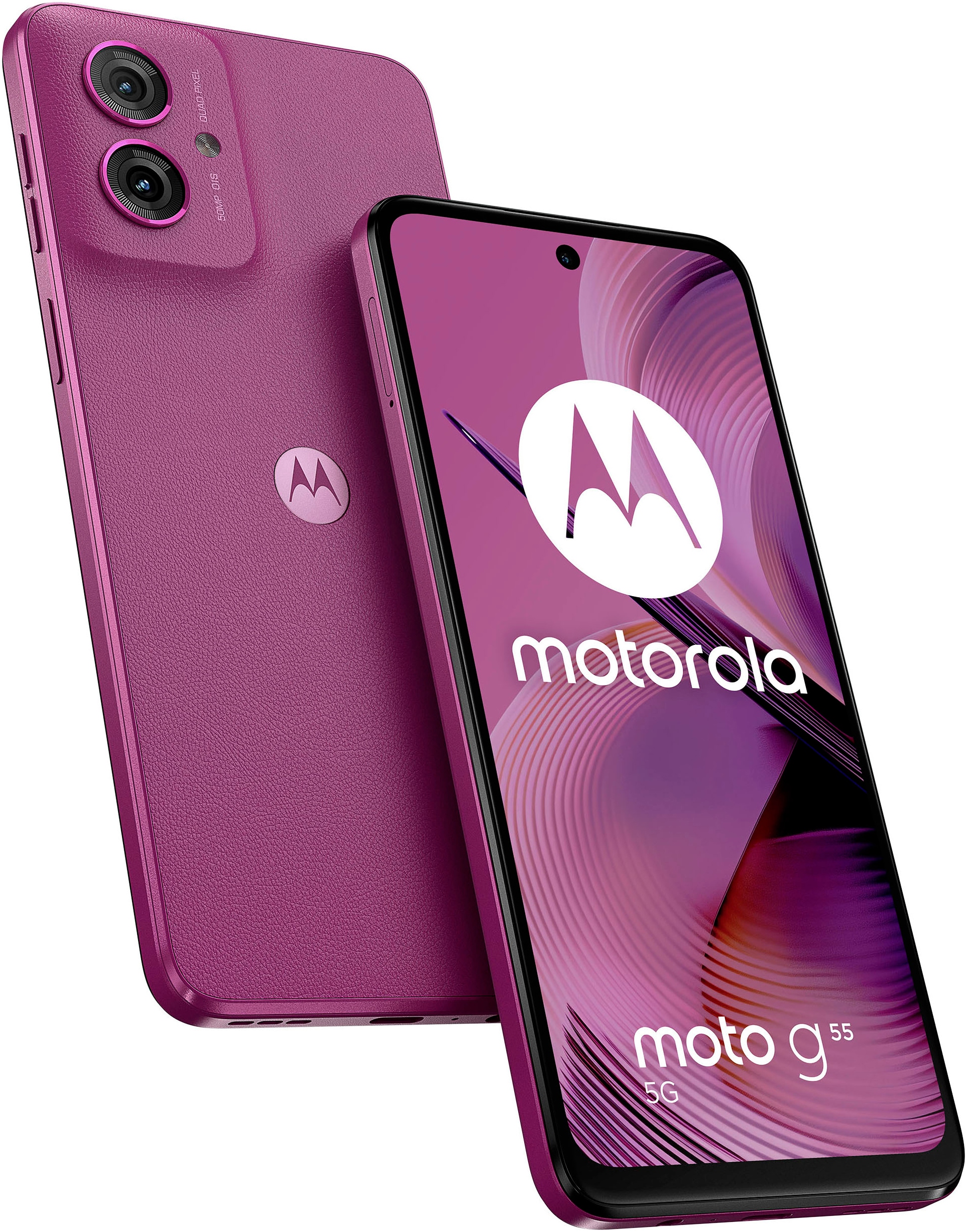 Smartphone »moto g55 5G«, Twilight Purple, 256 GB Speicherplatz