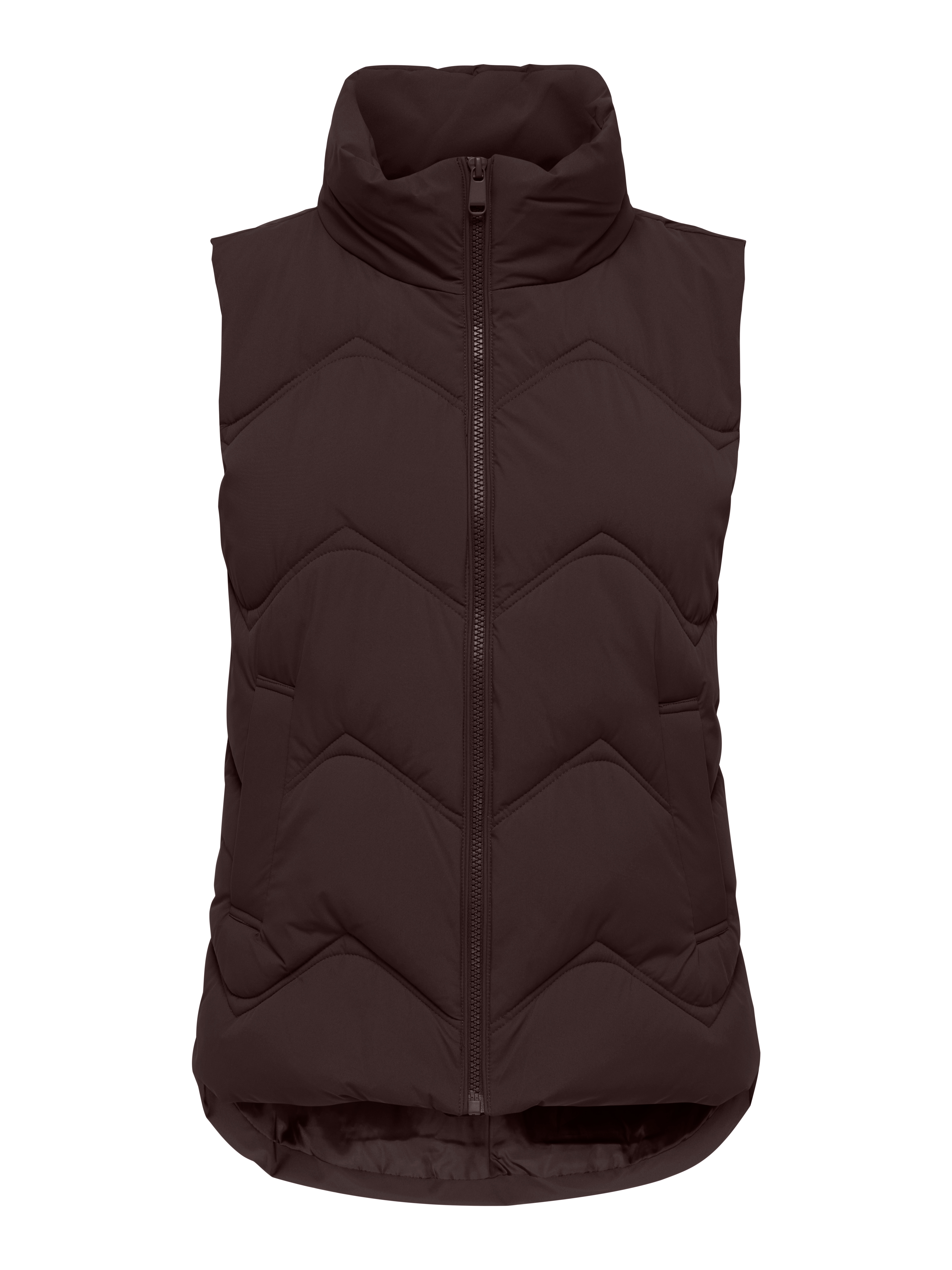 JDY Steppweste "JDYPOWER SHORT WAISTCOAT OTW HAB" Kunstfaser