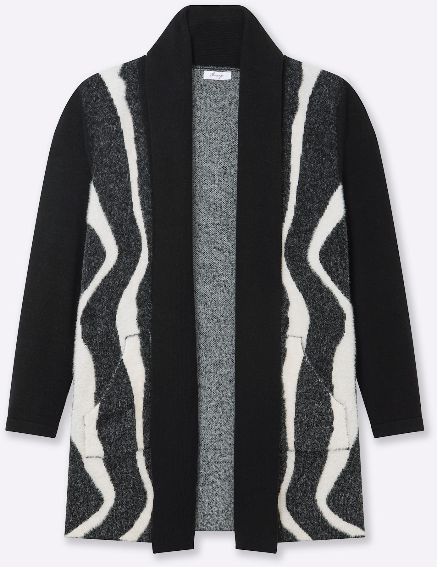 Thumbnail - Sheego Jacquardstrickjacke