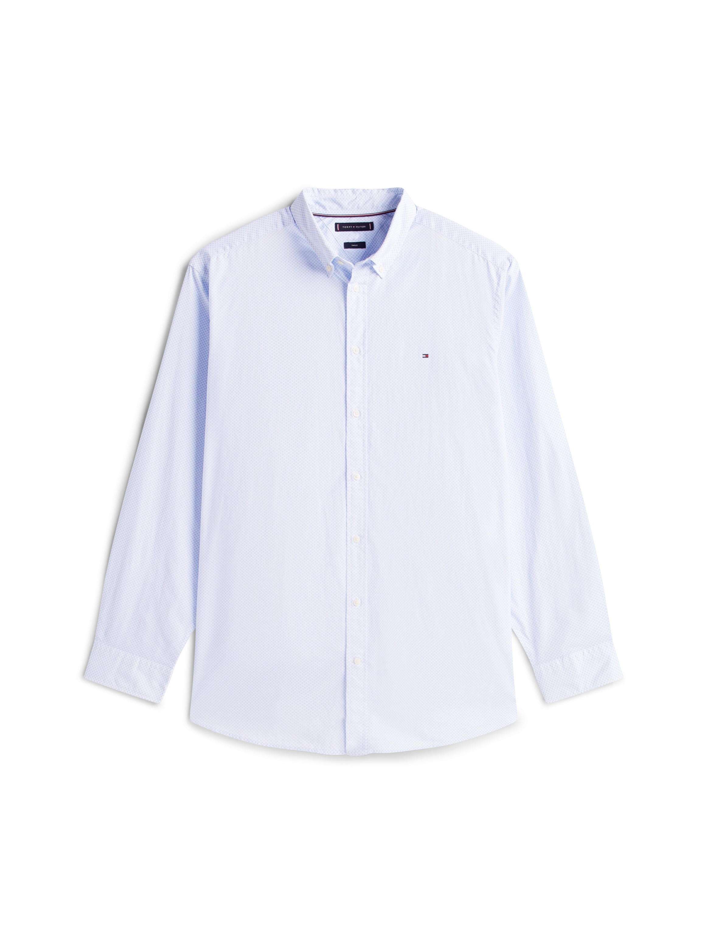 Tommy Hilfiger Big & Tall Langarmhemd »BT-FLEX POPLIN MICRO«, Große Größen, Button-down-Kragen, Businesshemd, Regular Fit