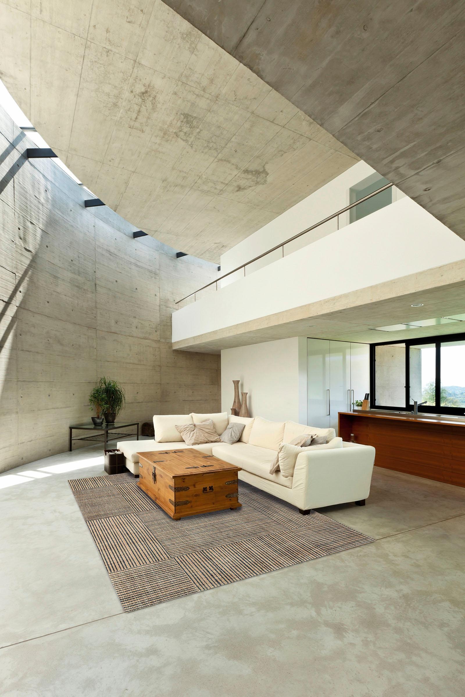 wash+dry by Kleen-Tex Teppich "Canvas" rechteckig 9 mm Höhe rutschhemmend, günstig online kaufen