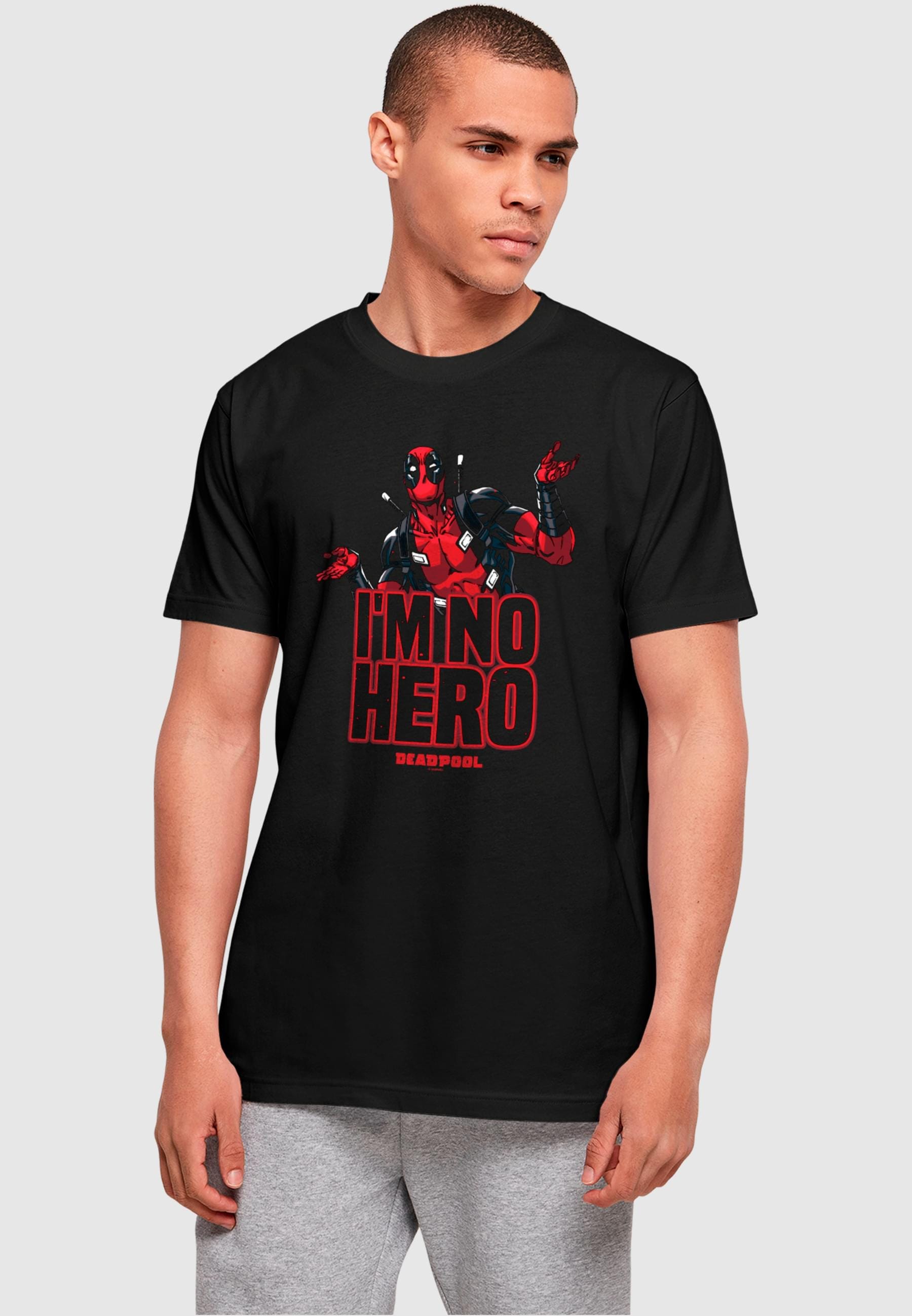 ABSOLUTE CULT T-Shirt "ABSOLUTE CULT Herren Deadpool - I Am No Hero T-Shirt günstig online kaufen