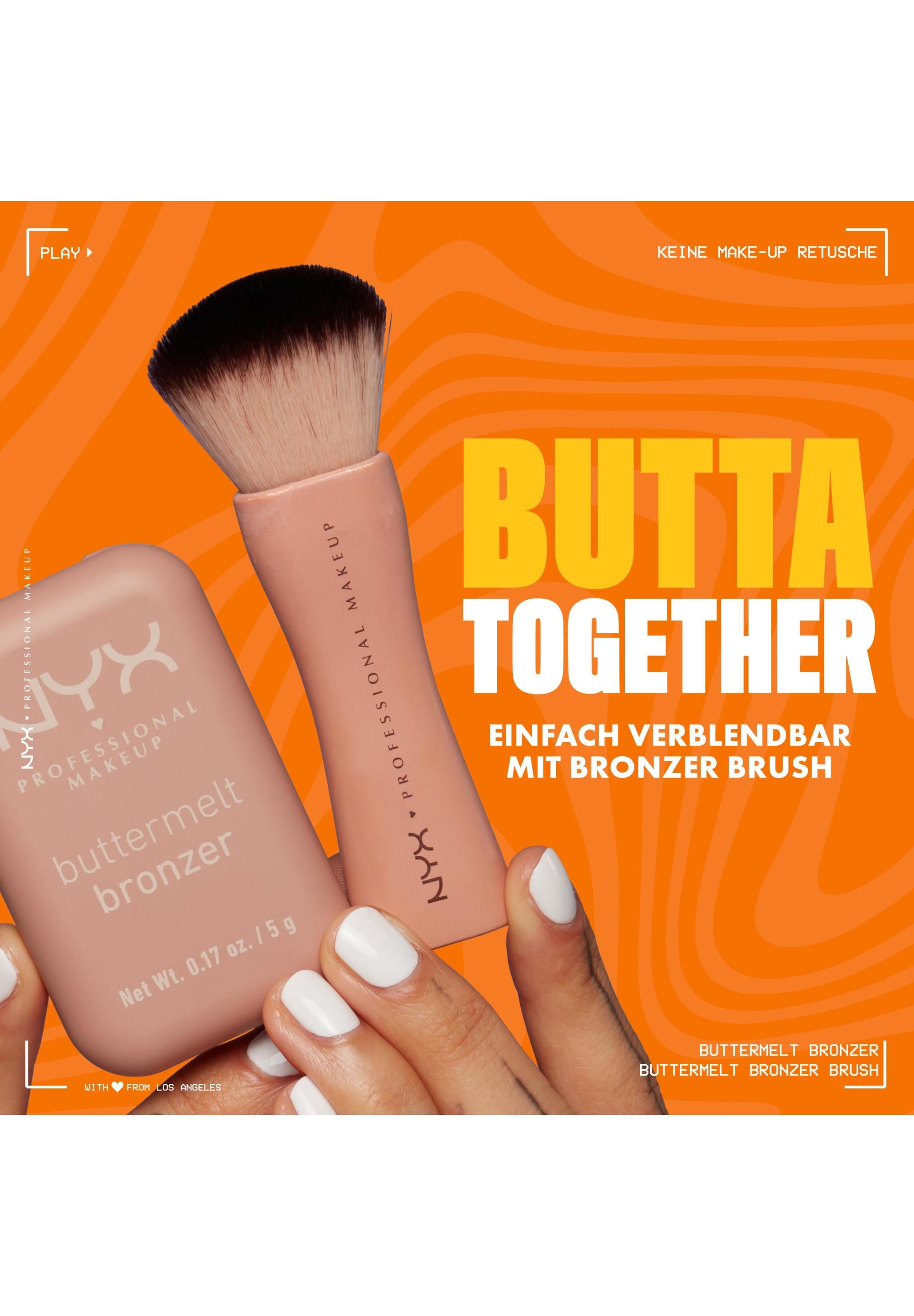 NYX PROFESSIONAL MAKEUP Bronzer »BUTTERMELT BRONZE BRONZER« für einen natürlichen Glow, der den ganzen Tag lang hält