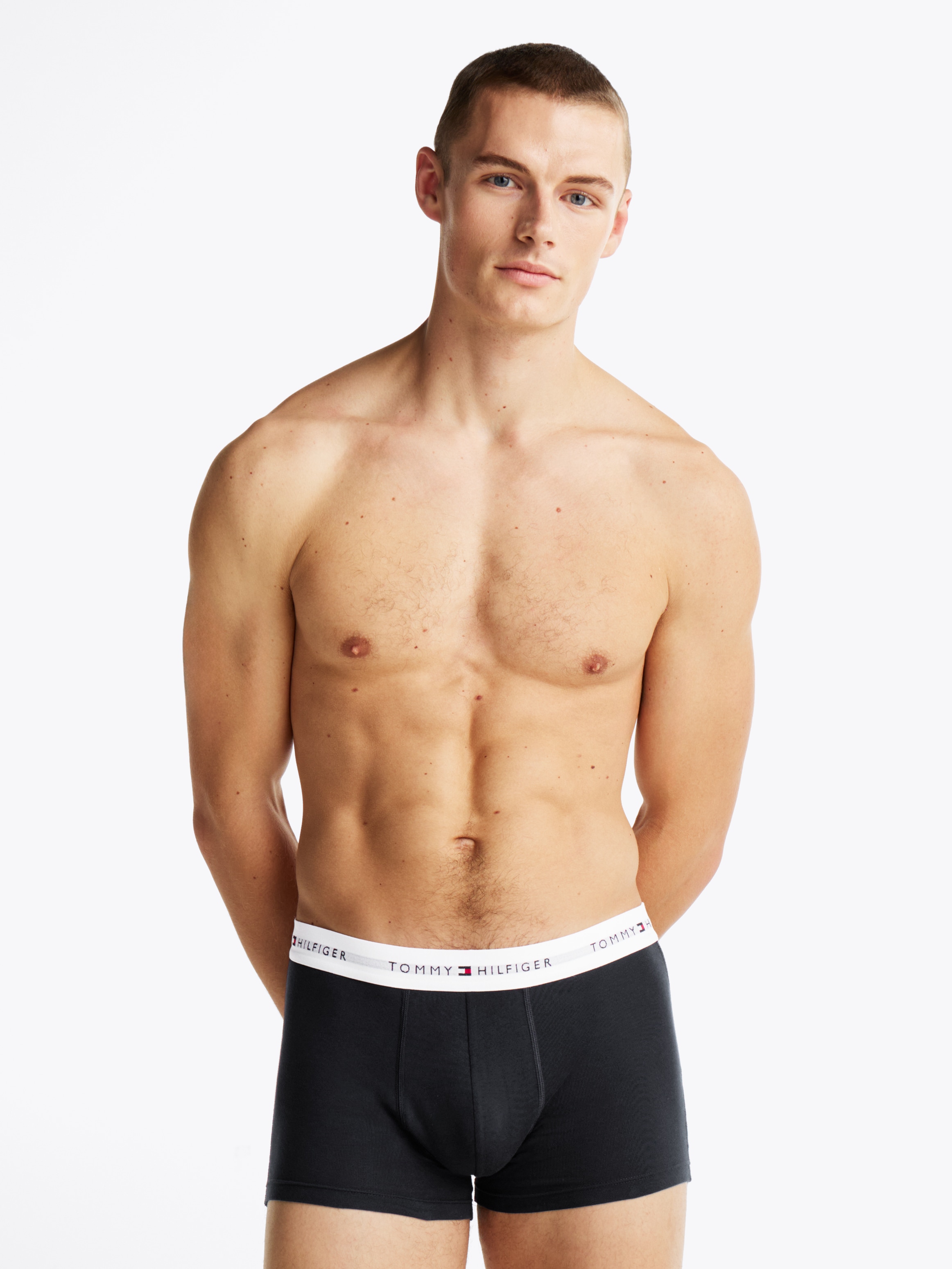 Tommy Hilfiger Underwear Trunk "3P TRUNK", (Packung, 3 St., 3er-Pack), mit Logobund