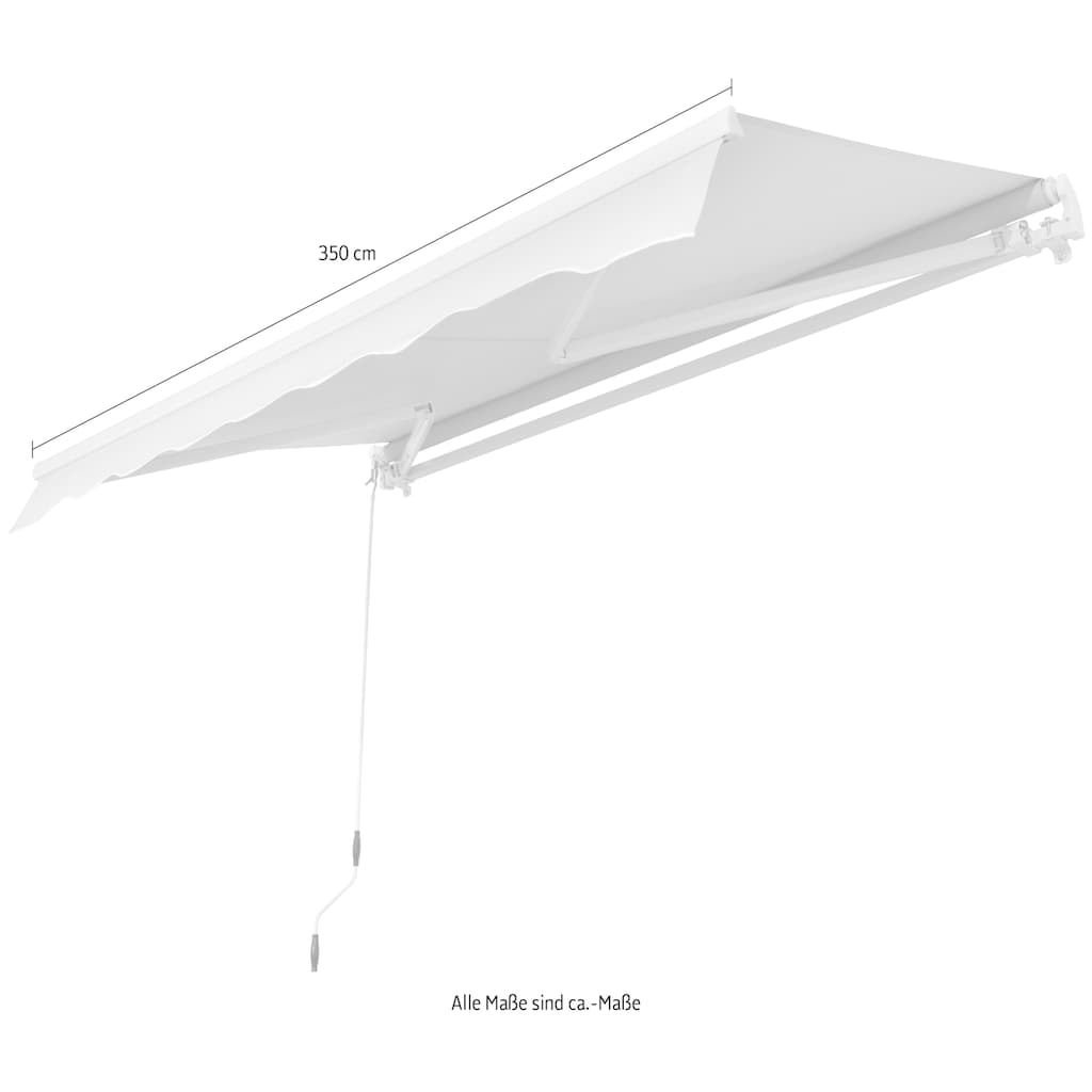 KONIFERA Gelenkarmmarkise, Breite/Ausfall: 350/200 cm