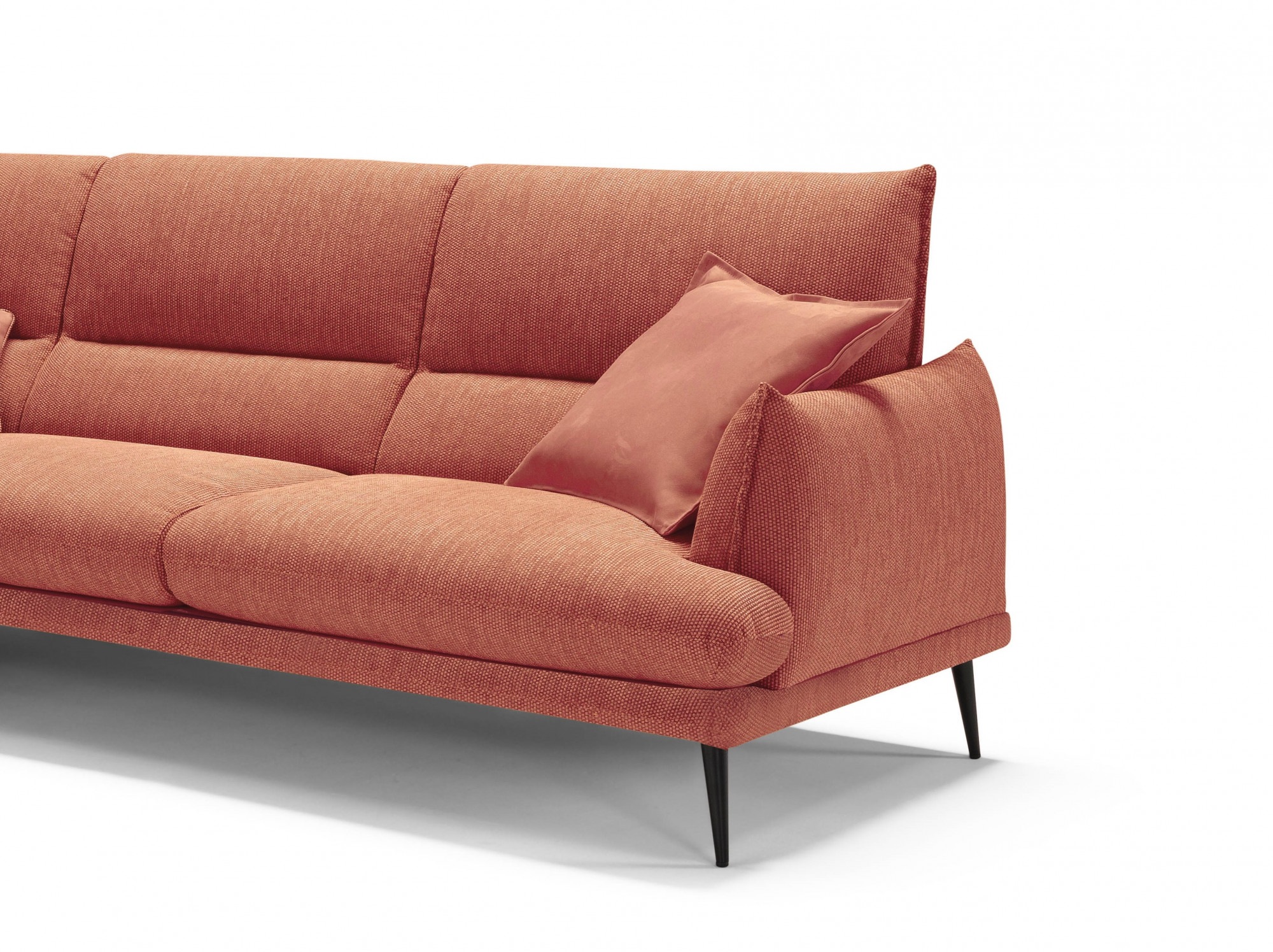 Egoitaliano Ecksofa »FUNNY, hochwertiges und aktuelles Design, bequeme Rückenlehne«, toller Sitzkomfort, L-Form