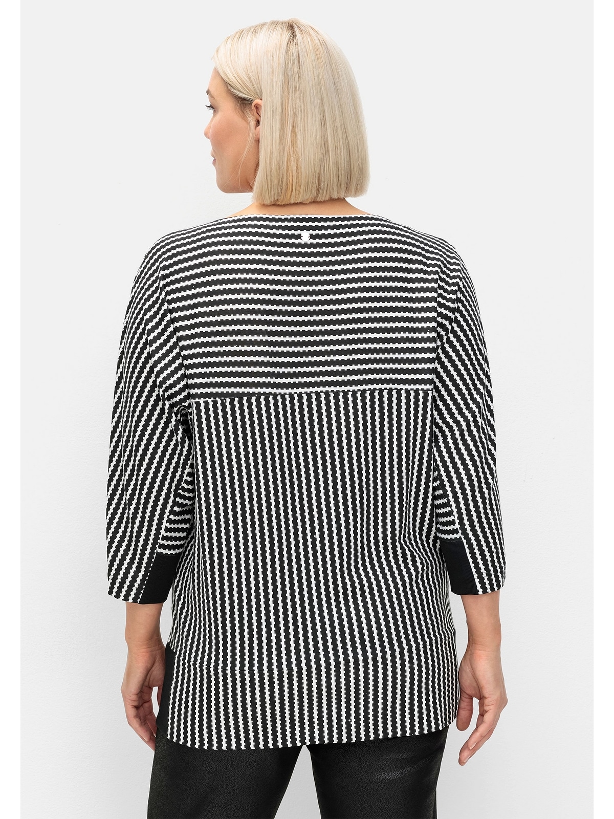 Sheego 3/4-Arm-Shirt »Große Größen«, mit Fledermausärmeln