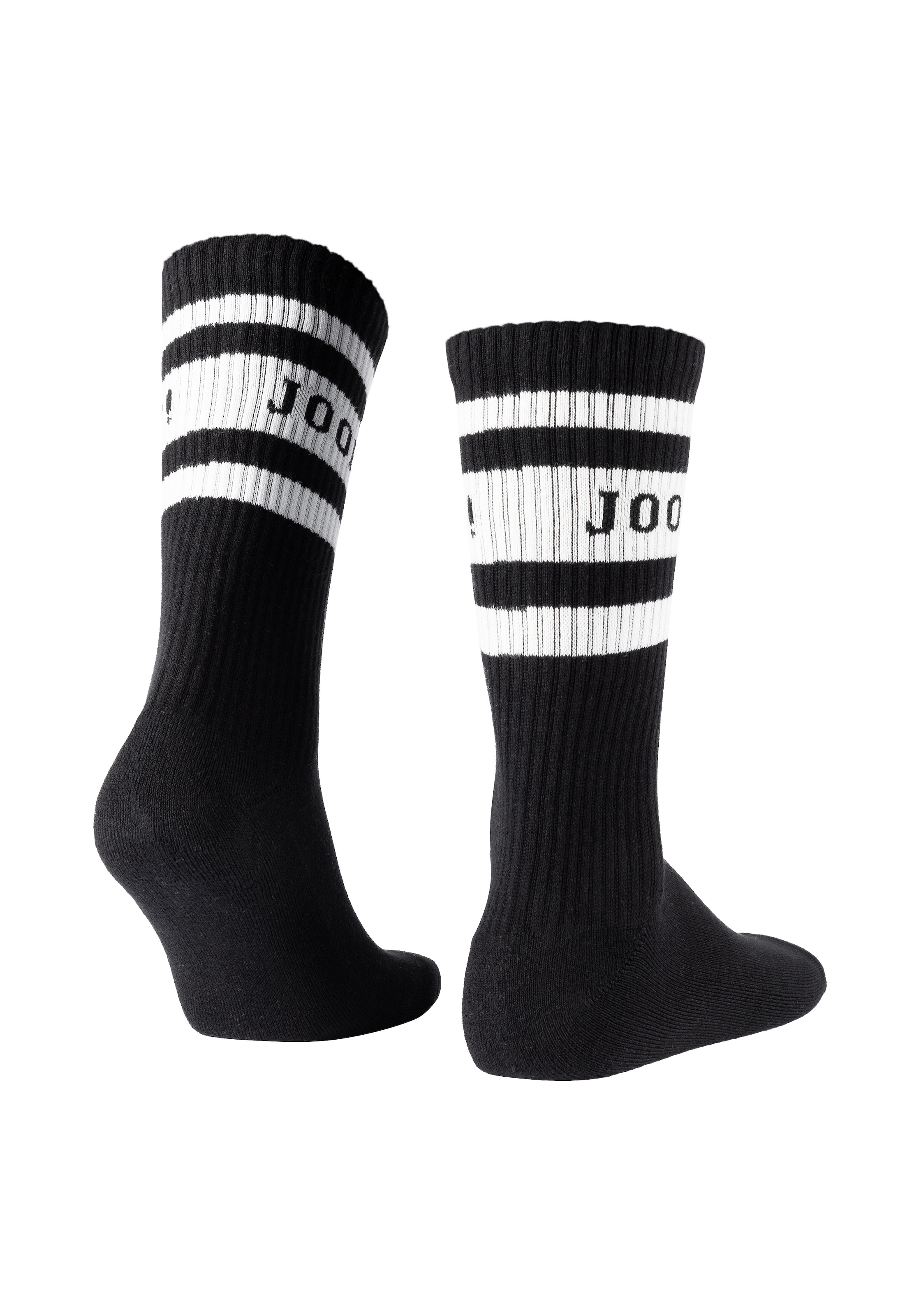 JOOP! Kniestrümpfe »premium essentials«, (2er Pack), am Bund mit Logoschriftzug