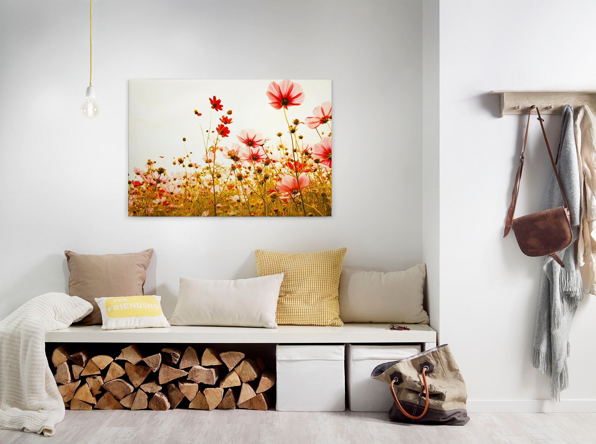 A.S. Création Leinwandbild "Flower Meadow", Kunst-Blumen-Kinder, (1 St.), M günstig online kaufen