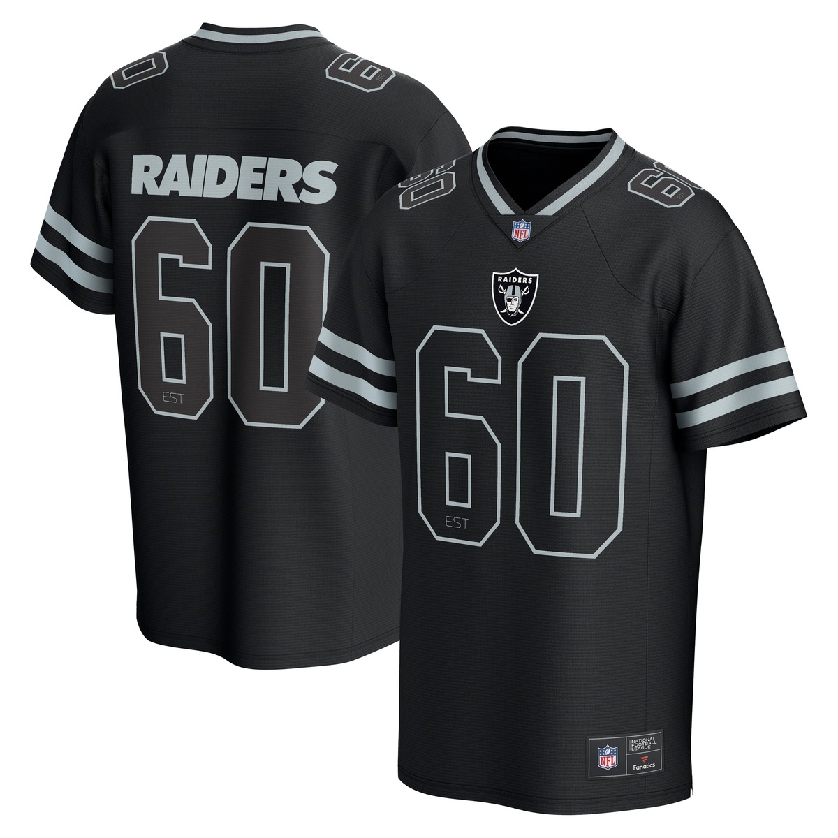 FANATICS Kinder Footballtrikot "Fanatics Trikot Las Vegas Raiders Core Foundation", schwarz, Gr. XXL, 100% Polyester, Trikots