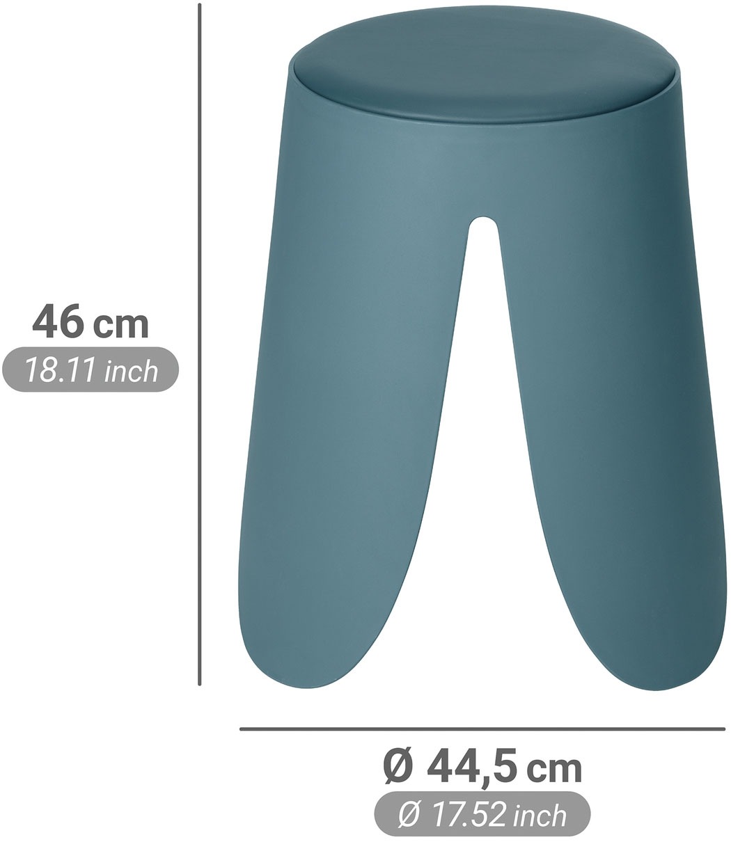 WENKO Dusch- und Badhocker »Comiso« belastbar bis 180 kg, mit rutschsicheren Füßen