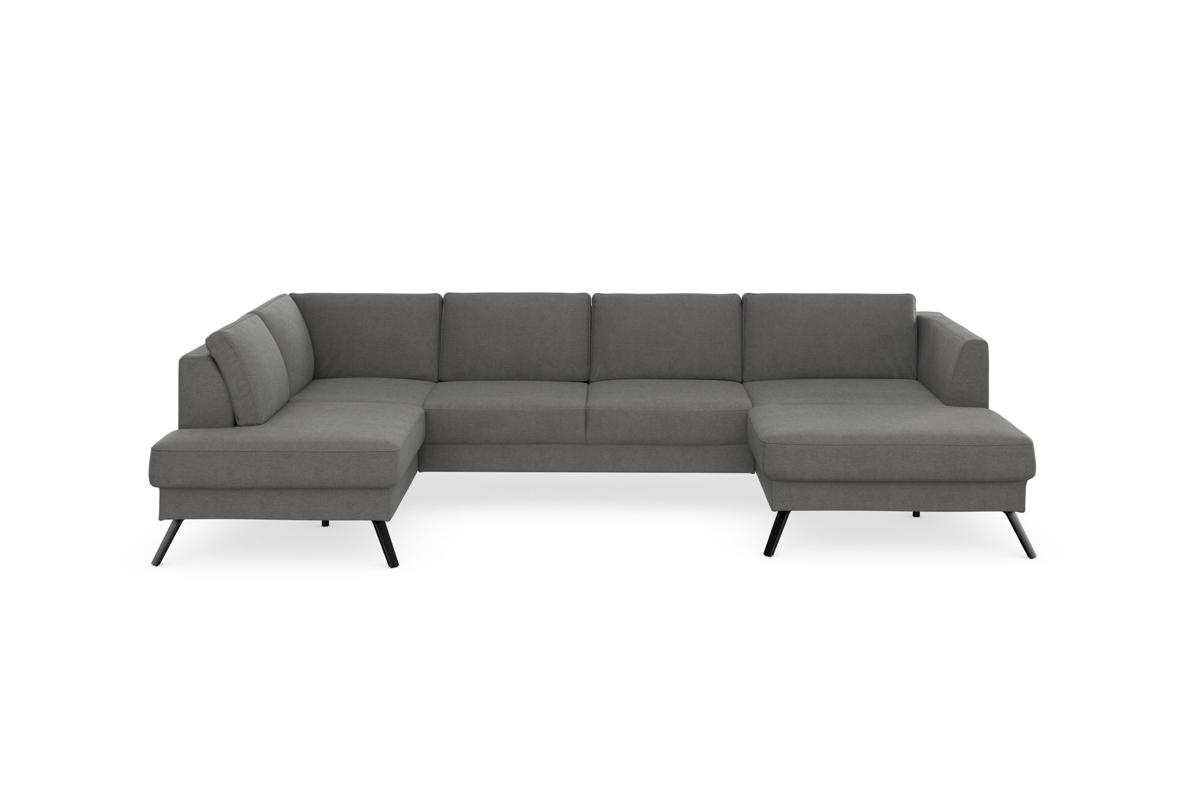 sit&more Wohnlandschaft »Lindholm U-Form«, mit Sitztiefenverstellung und Federkern