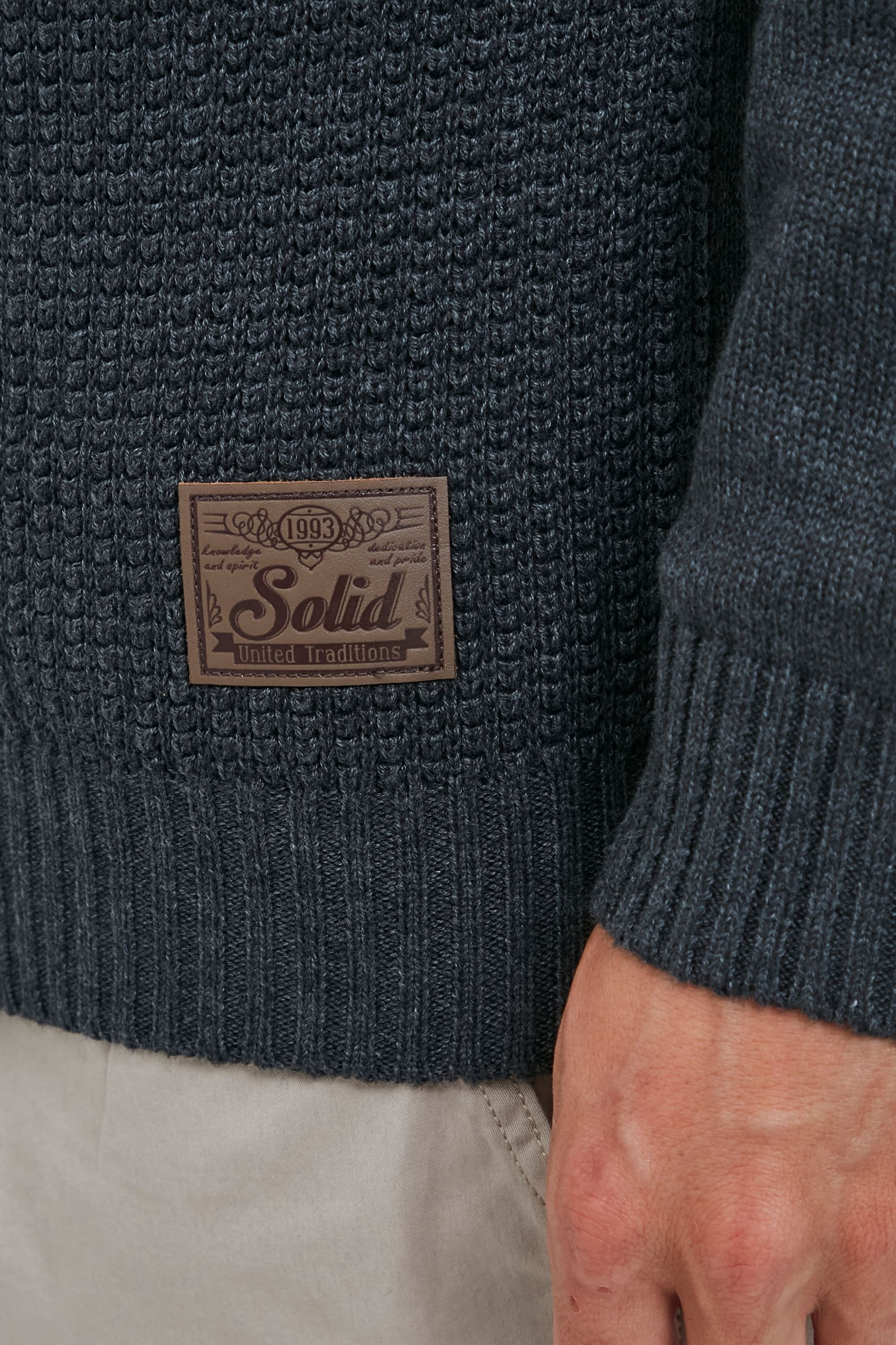!Solid Strickfleece-Pullover »Strickpullover SDTerrance«