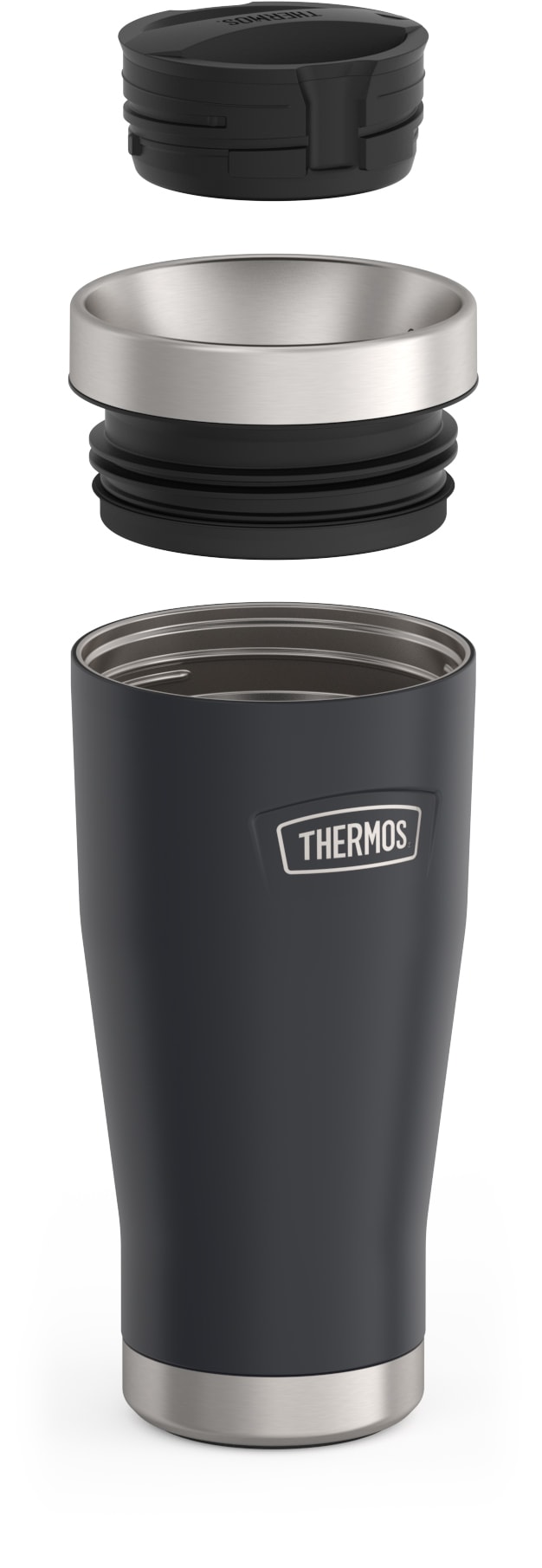 THERMOS Thermobecher »ICON MUG, rutschfester Boden, 360° Trinkfunktion, spülmaschinenfest« 0,47l, 7h heiß & 22h kalt, absolut dicht, Dura-Seal-Deckel