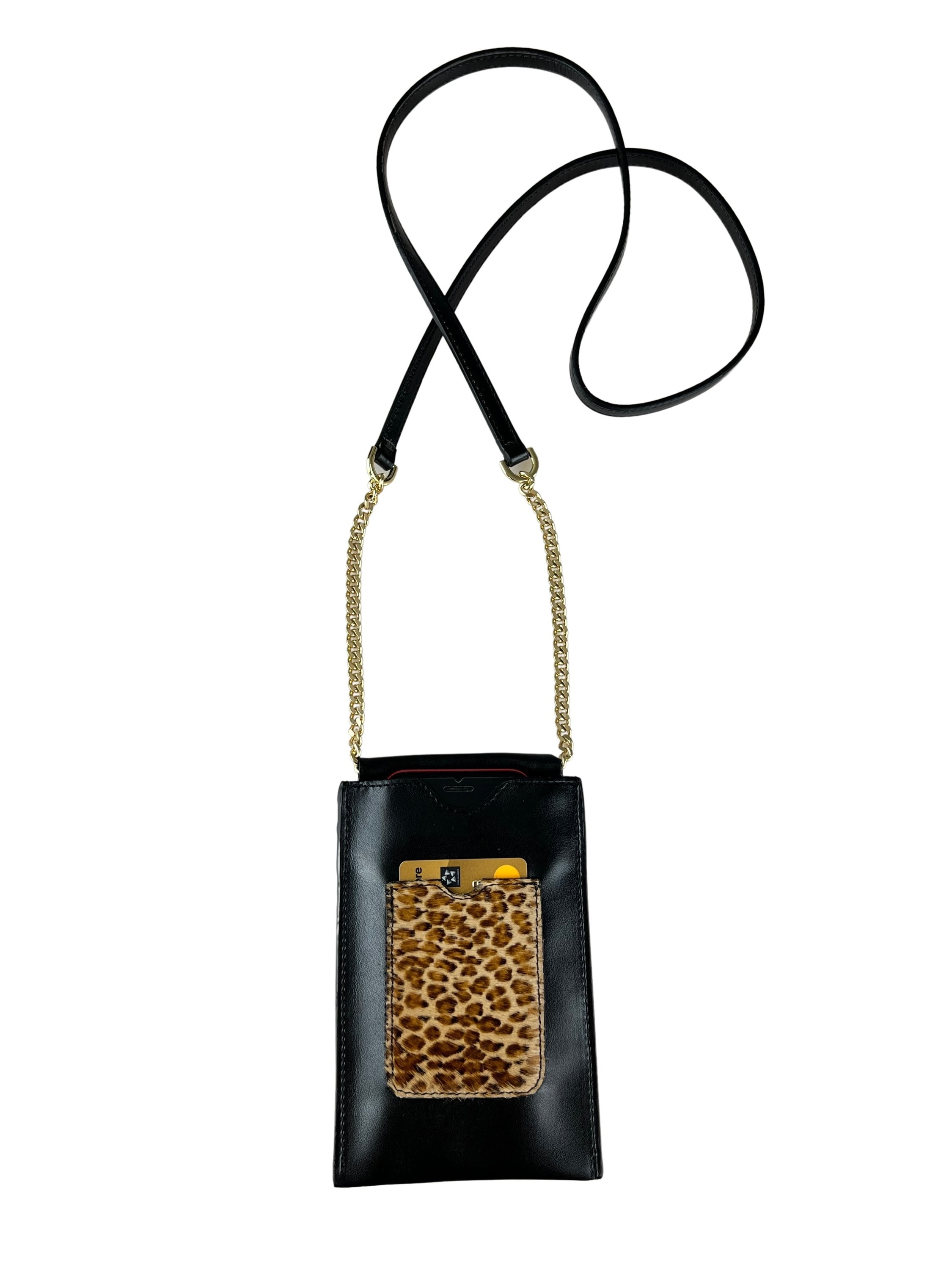 COLLEZIONE ALESSANDRO "Handy Leo" aus Leder, mit Kreditkartenfach